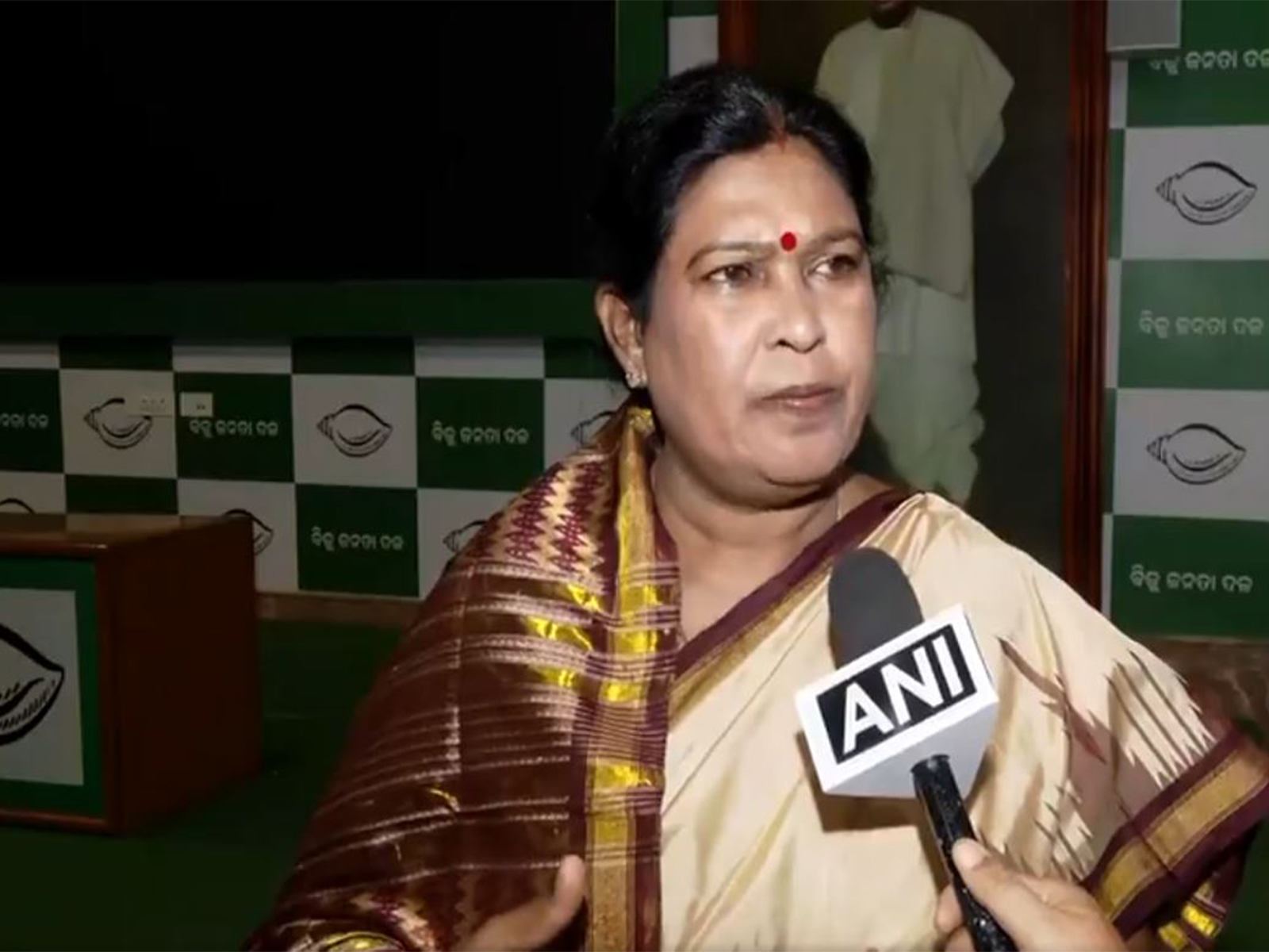 BJD leader Snehangini Chhuria. (Photo/ANI)