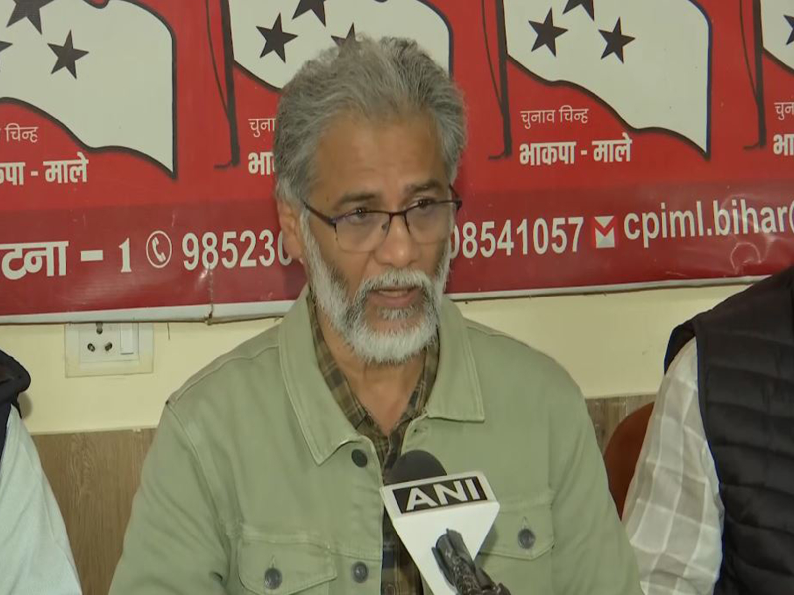 CPI(M-L) leader Dipankar Bhattacharya (Photo/ANI)