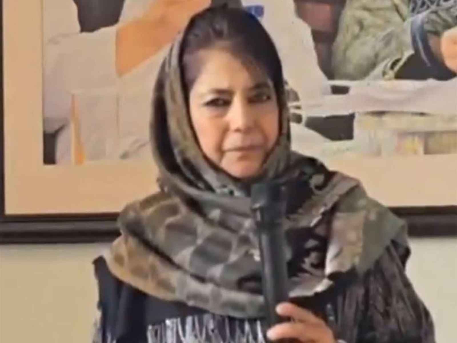 PDP chief Mehbooba Mufti (Photo: Social Media Handle of PDP)