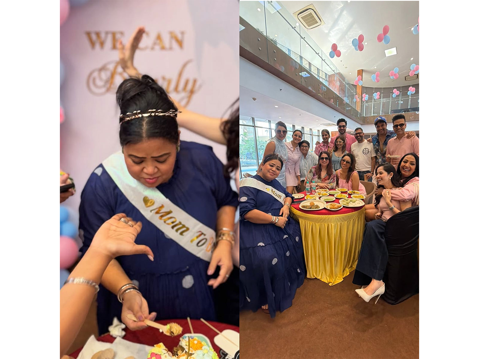 Bharti Singh's baby shower party (Photo/Instagram@jannatzubair29)