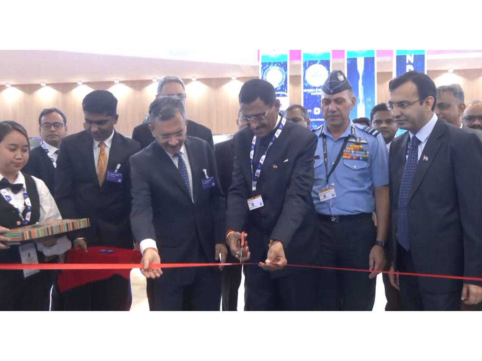 MoS Sanjay Seth inagurates the India Pavilion at the Dubai Air Show (Photo/ANI) MoS Sanjay Seth inagurates the India Pavilion at the Dubai Air Show (Photo/ANI)