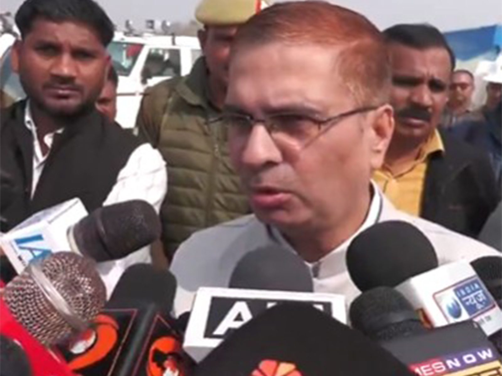 Sonbhadra District Magistrate, Vijay Singh (Photo/ANI)