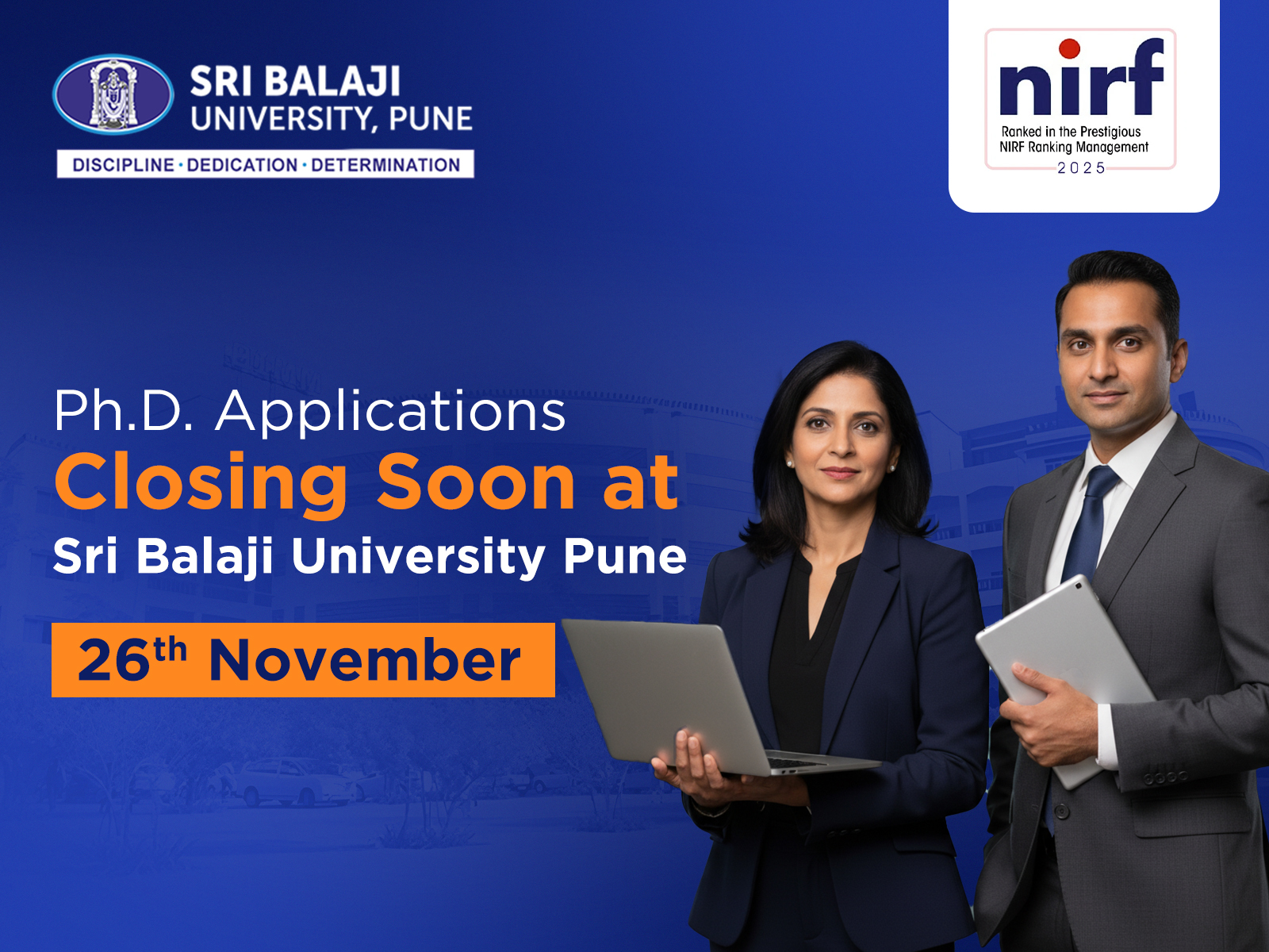Ph.D. Applications Closing Soon at Sri Balaji University, Pune — Unlock New Career Opportunities in Research and Academia!
