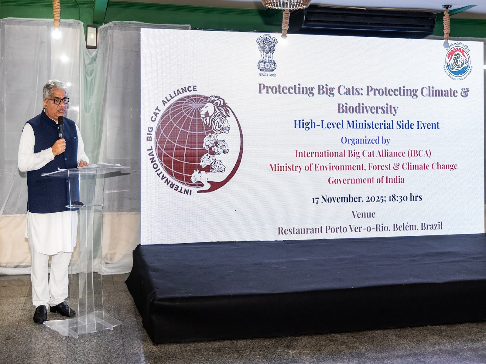 Union Environment Minister delivers India’s intervention at UNFCCC CoP30 (Photo/Ministry of Environment, Forest and Climate Change) Union Environment Minister delivers India’s intervention at UNFCCC CoP30 (Photo/Ministry of Environment, Forest and Climate Change)