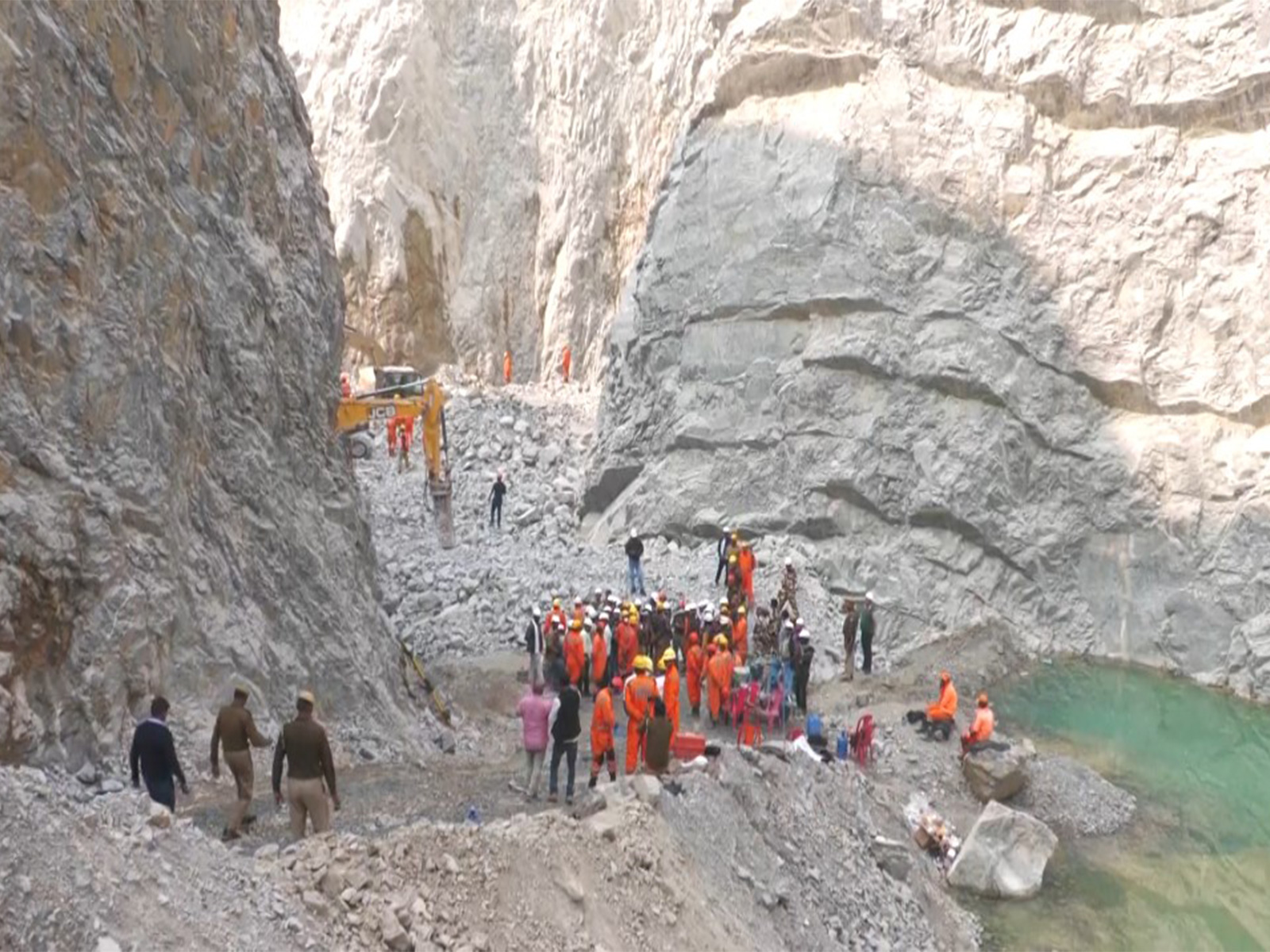 Visuals from the spot (Photo/ANI) Visuals from the spot (Photo/ANI)