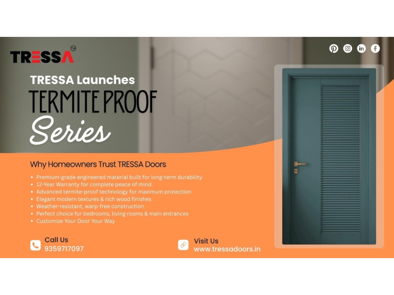 Tressa Doors unveils its latest range of premium doors Tressa Doors unveils its latest range of premium doors