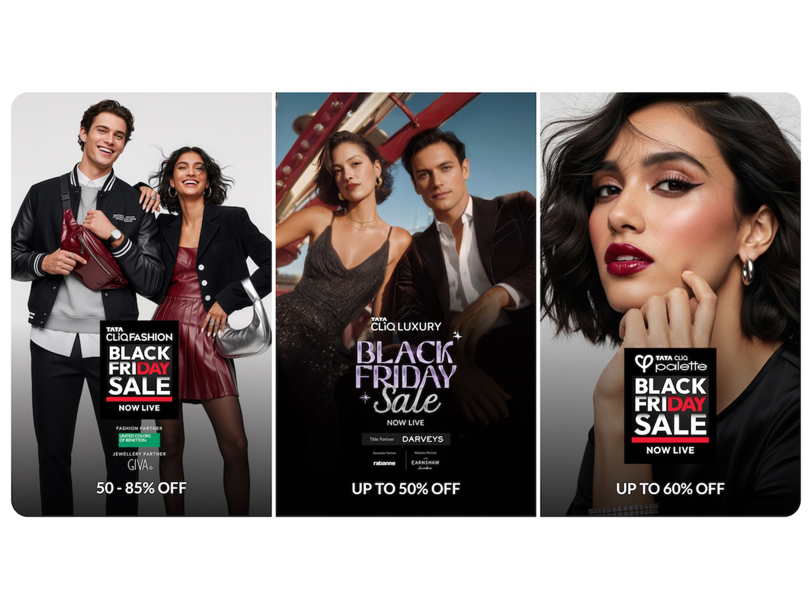 Tata CLiQ Fashion, Tata CLiQ Luxury, and Tata CLiQ Palette announce Black Friday Sale