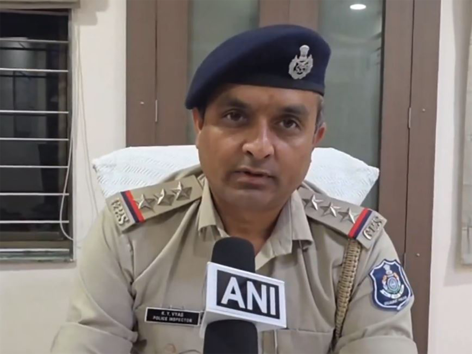 Police Inspector K Y Vyas (Photo/ANI) Police Inspector K Y Vyas (Photo/ANI)