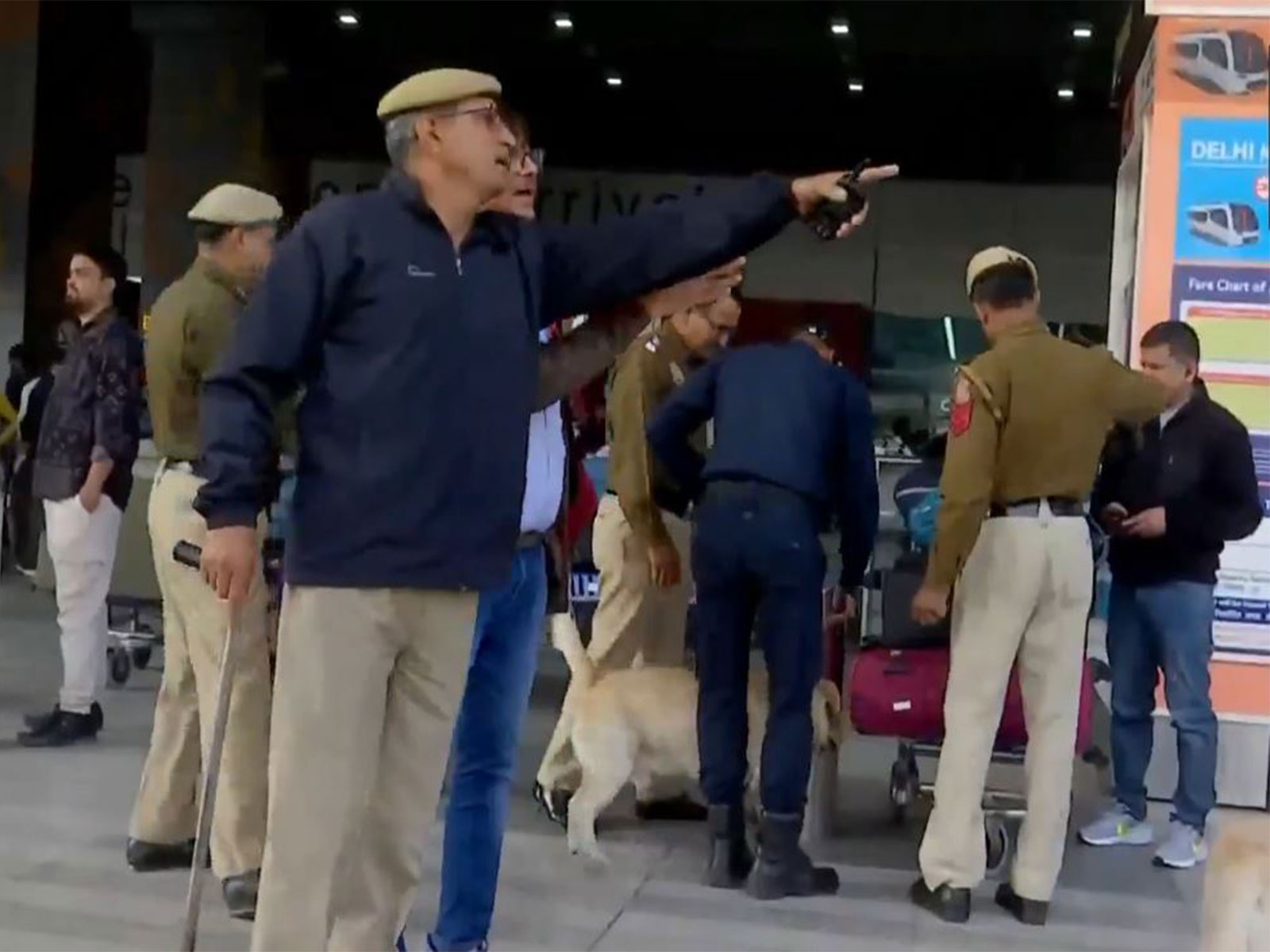 Dog squad conducts checks at IGI T-3 ahead of extradition of gangster Anmol Bishnoi (Photo/ANI) Dog squad conducts checks at IGI T-3 ahead of extradition of gangster Anmol Bishnoi (Photo/ANI)