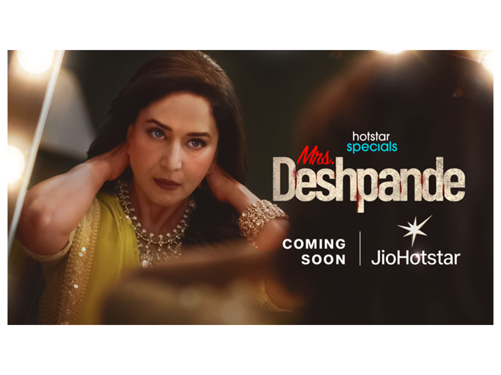 Poster of Mrs. Deshpande (Image source: JioHotstar) Poster of Mrs. Deshpande (Image source: JioHotstar)