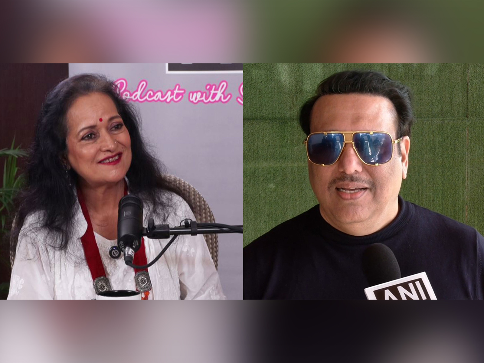 Himani Shivpuri, Govinda (Photo/ANI) Himani Shivpuri, Govinda (Photo/ANI)