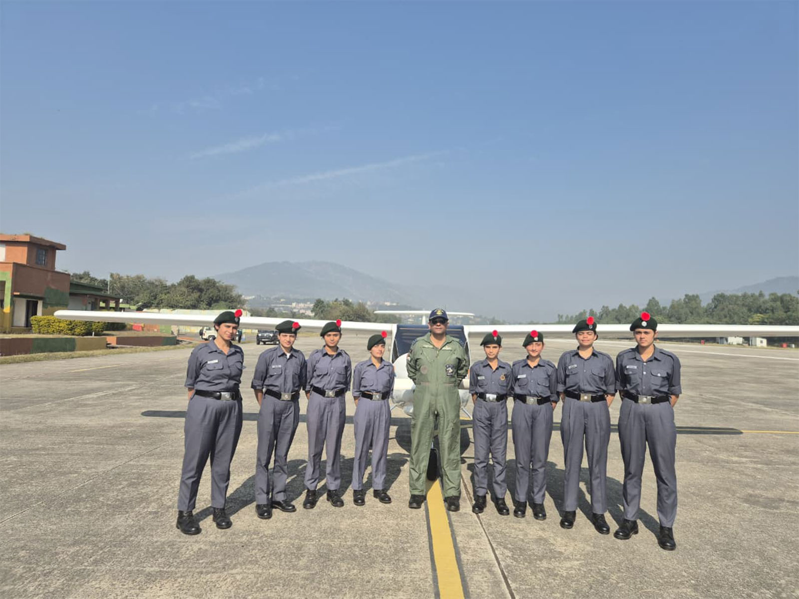1 J&K Air Squadron NCC Udhampur conducts first flying experience (Photo/PRO Defence) 1 J&K Air Squadron NCC Udhampur conducts first flying experience (Photo/PRO Defence)