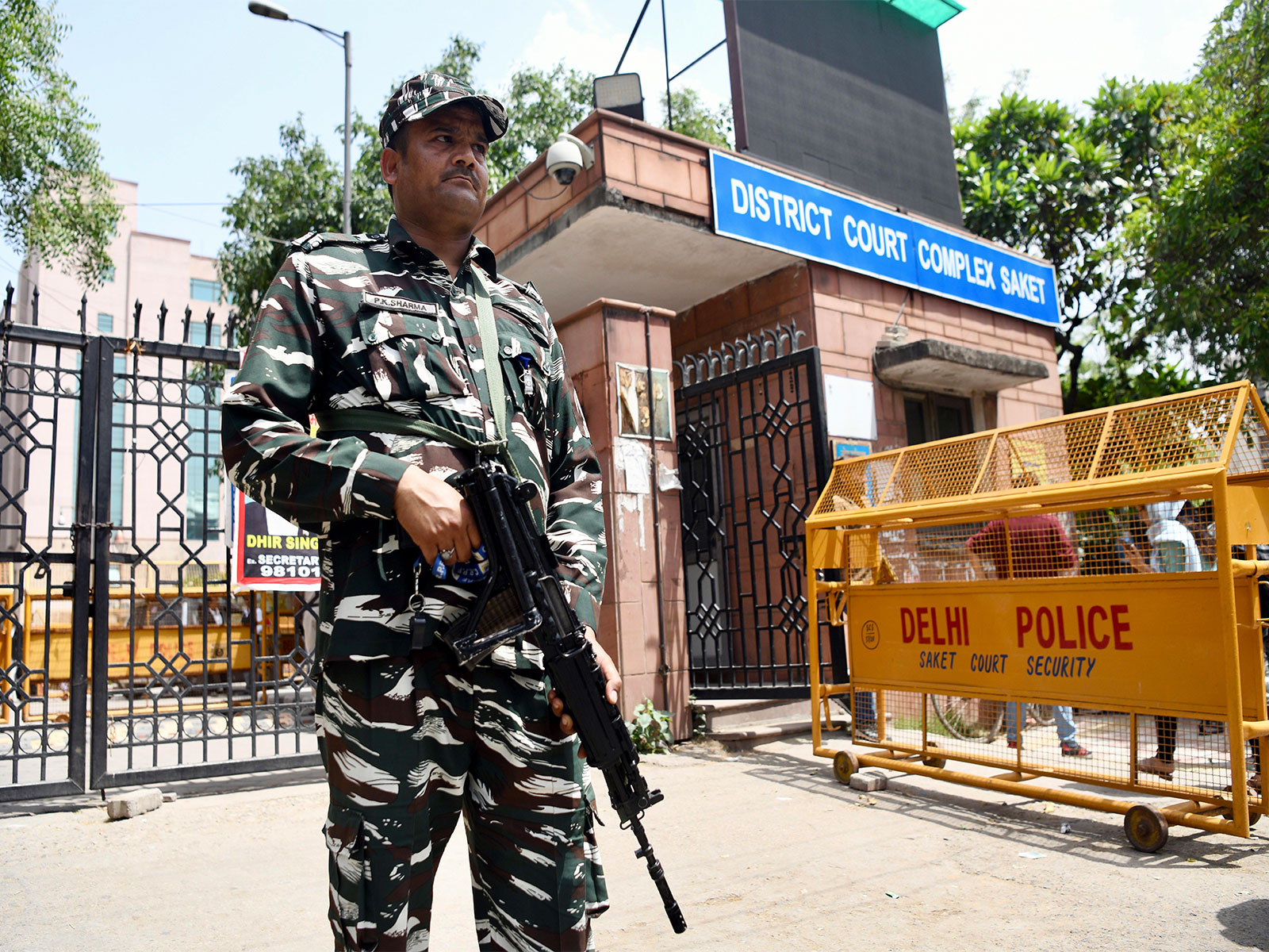 Visuals outside Saket Court (File Photo/ANI) Visuals outside Saket Court (File Photo/ANI)