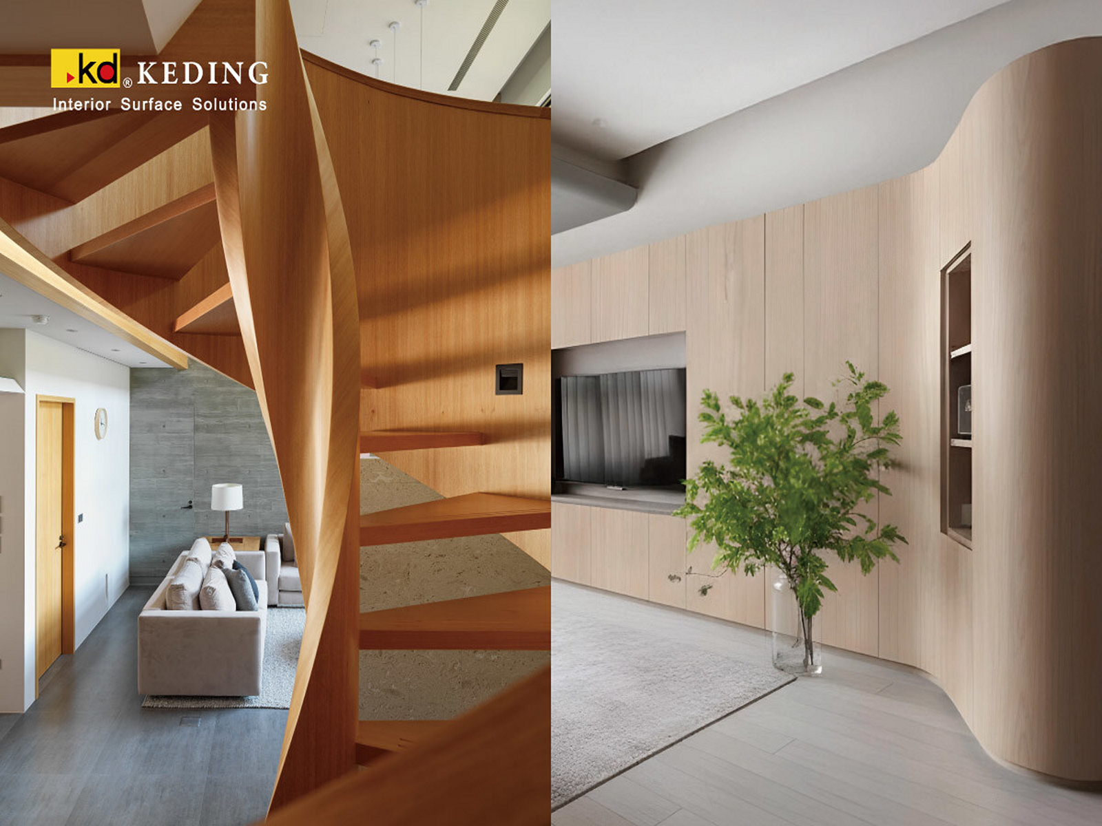 Soft Architecture Drives Demand: Curved Interiors Trend Fuels 297% Sales Growth for KEDING's ECO⁺ Laminates in 2025 Soft Architecture Drives Demand: Curved Interiors Trend Fuels 297% Sales Growth for KEDING's ECO⁺ Laminates in 2025