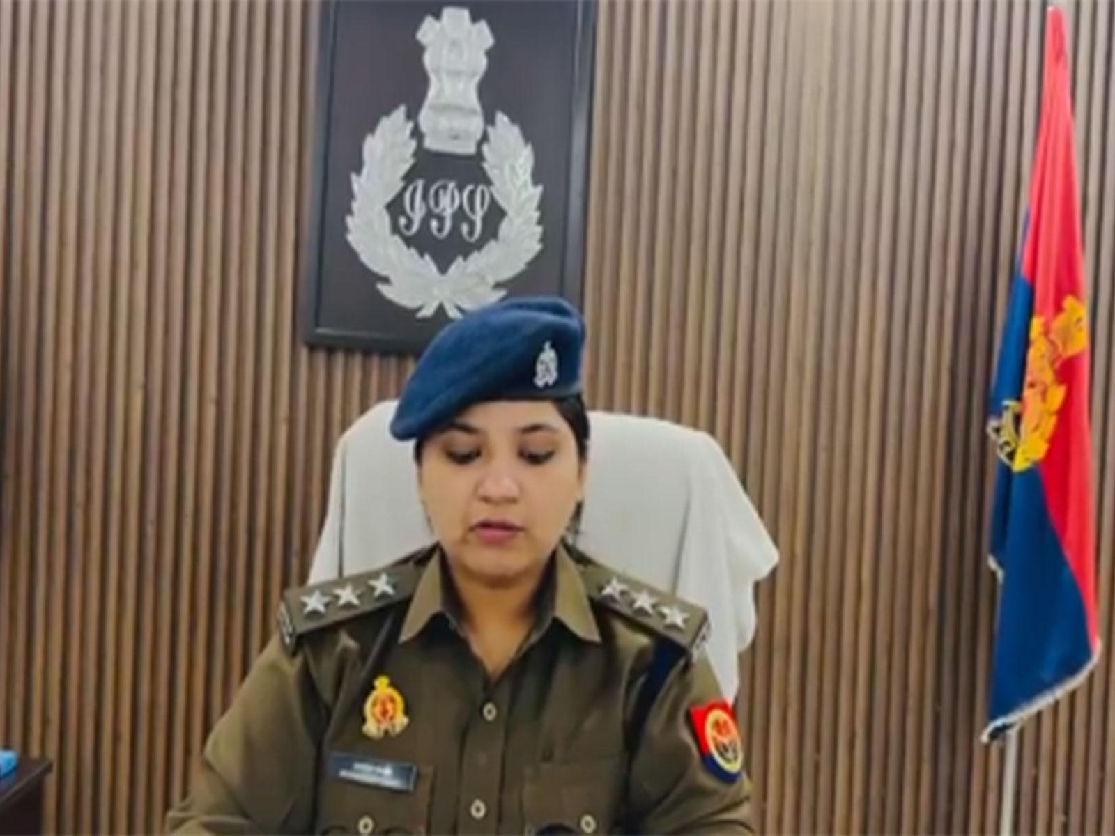 Kanpur Nagar ACP Ms Akanksha Pandey (Photo/ANI)