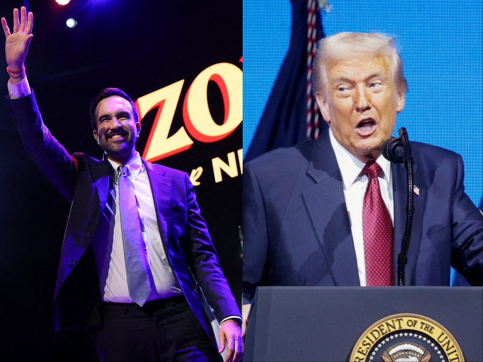New York City mayor-elect Zohran Mamdani (left) and US President Donald Trump (File Photo/Reuters) New York City mayor-elect Zohran Mamdani (left) and US President Donald Trump (File Photo/Reuters)