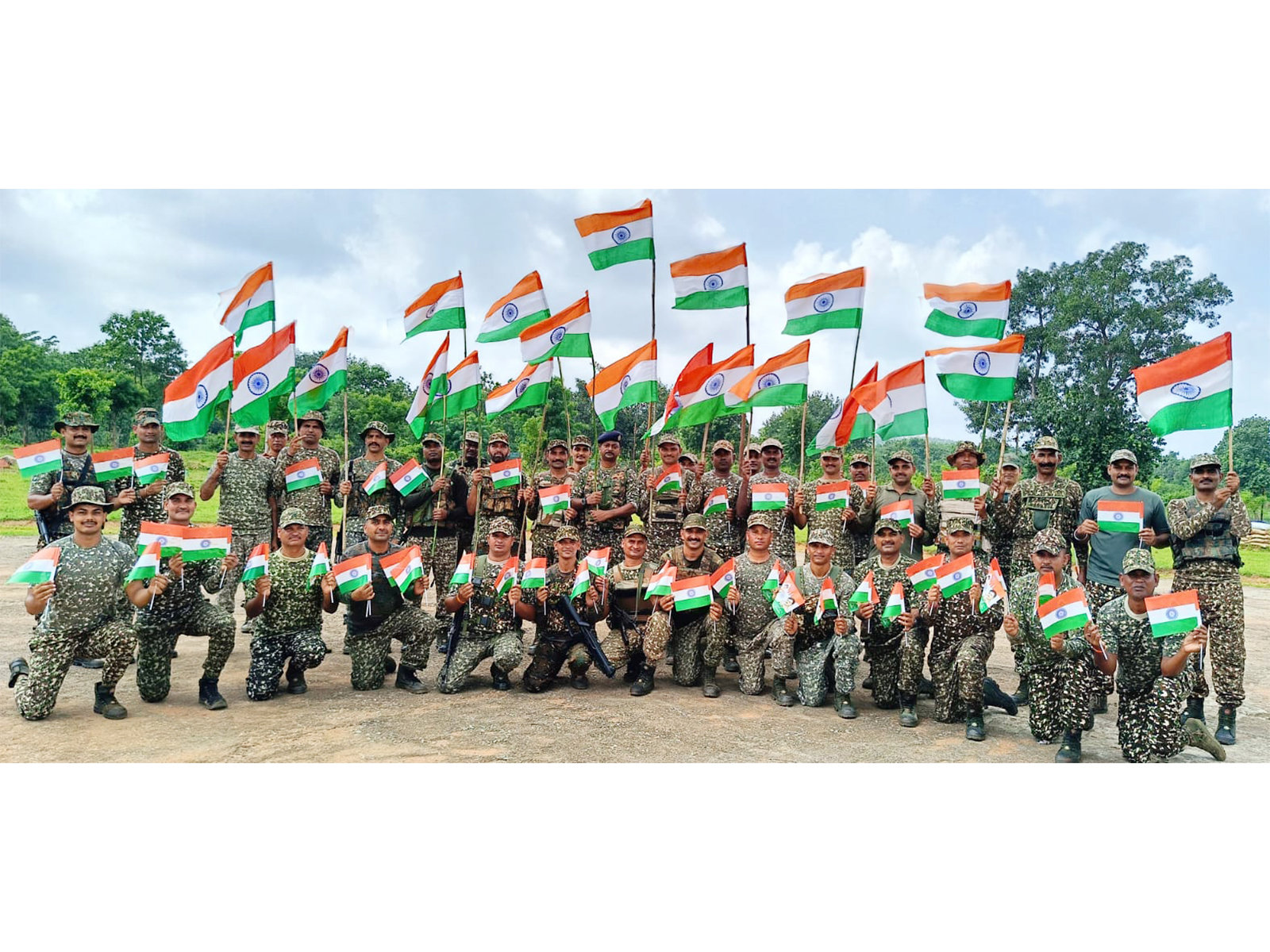 Himveers of the Indo-Tibetan Border Police (ITBP) celebrate the 'Har Ghar Tiranga' campaign (File Photo/ANI) Himveers of the Indo-Tibetan Border Police (ITBP) celebrate the 'Har Ghar Tiranga' campaign (File Photo/ANI)