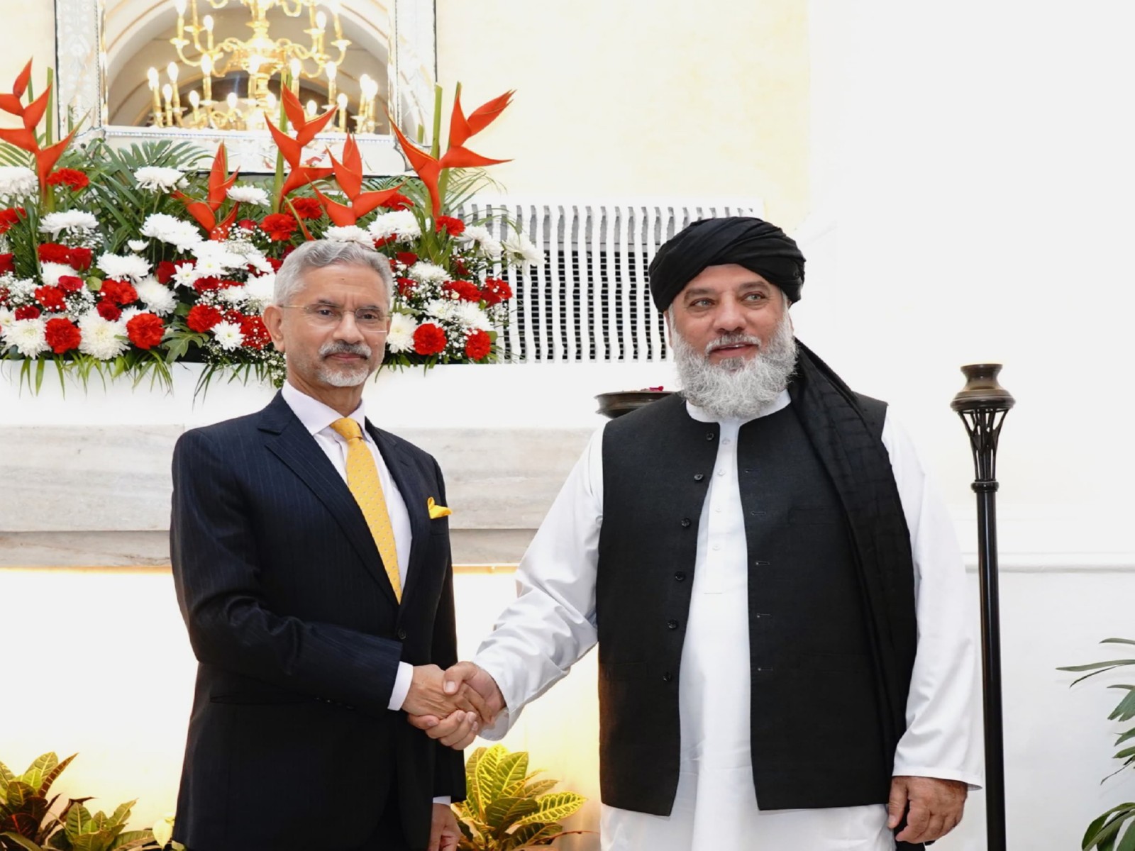 EAM Jaishankar meets Afghan Trade Minister Azizi (Photo/X@DrSJaishankar) EAM Jaishankar meets Afghan Trade Minister Azizi (Photo/X@DrSJaishankar)