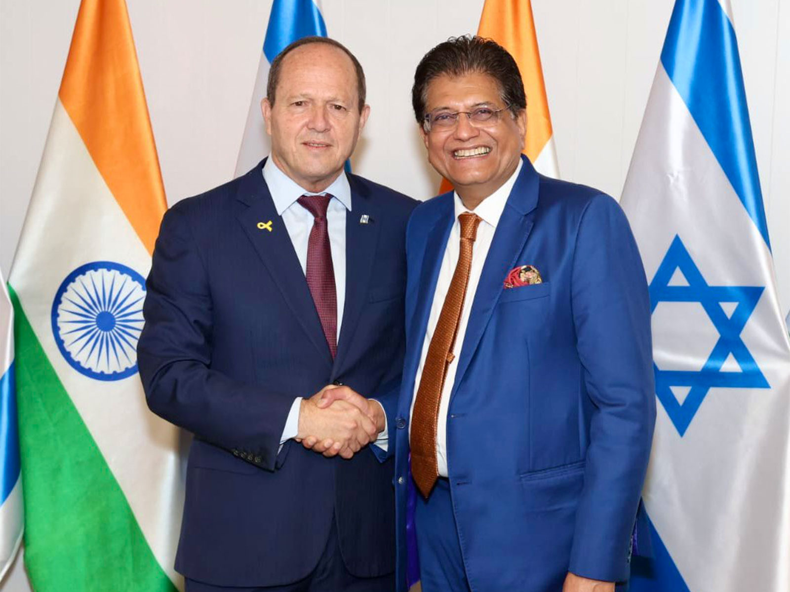India’s Minister of Commerce and Industry Piyush Goyal and Israel’s Minister of Economy and Industry Nir Barkat (Image Source @PiyushGoyal) India’s Minister of Commerce and Industry Piyush Goyal and Israel’s Minister of Economy and Industry Nir Barkat (Image Source @PiyushGoyal)