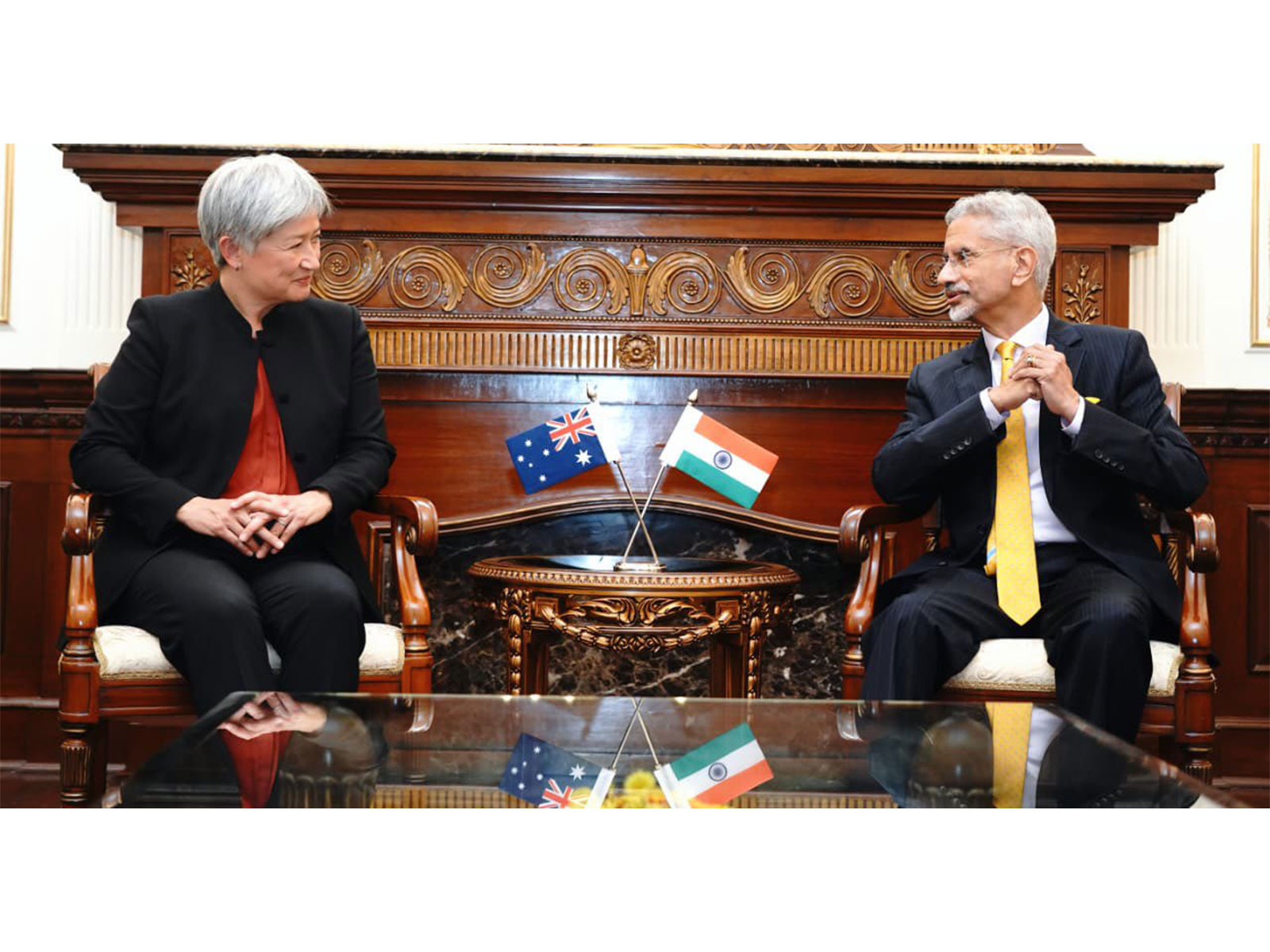 Australian Foreign Minister Penny Wong and EAM S Jaishankar (Photo/ X@DrSJaishankar)