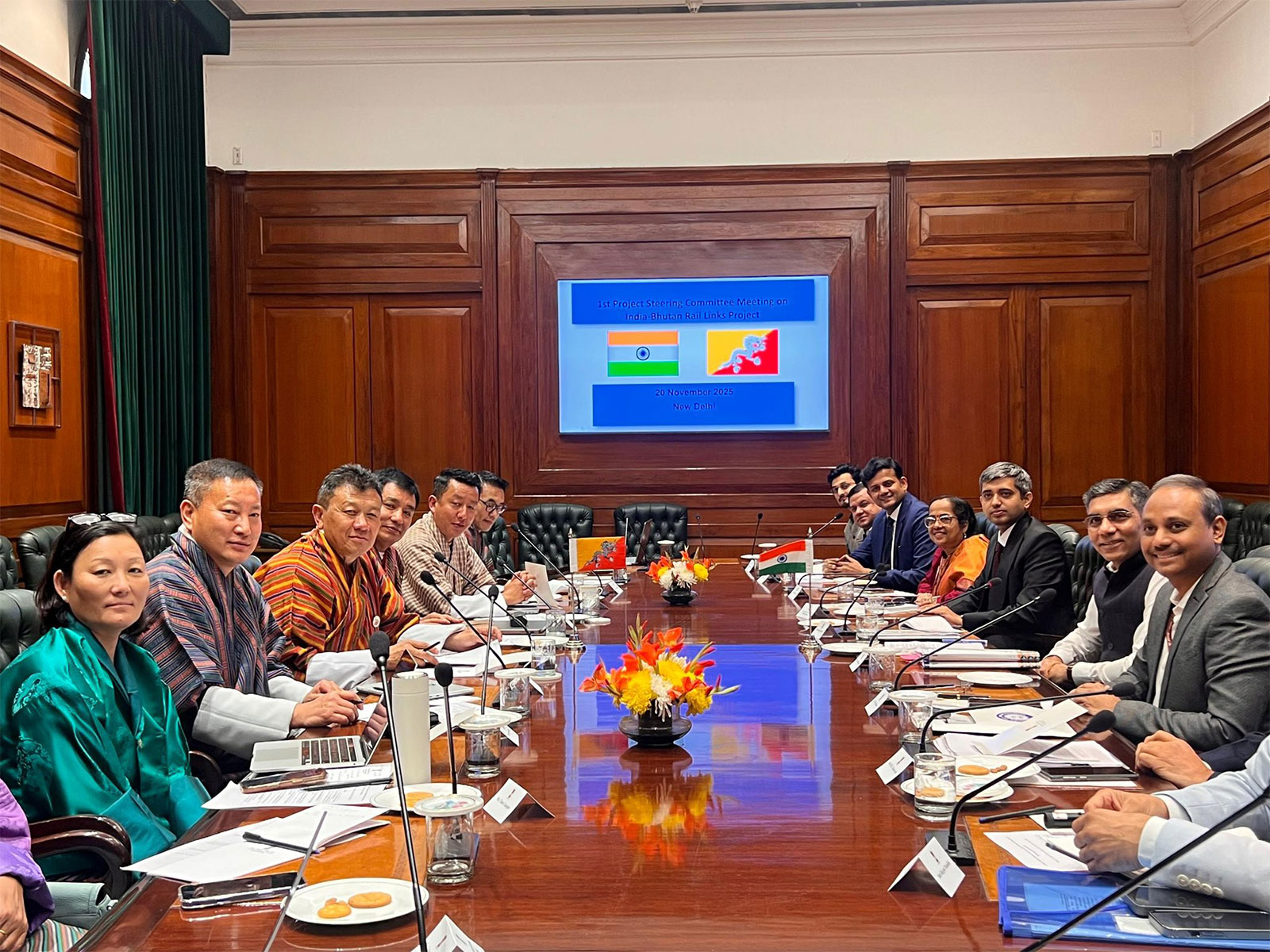 1st meeting of the Project Steering Committee on India Bhutan Rail Links (Photo/ X@MEAIndia)