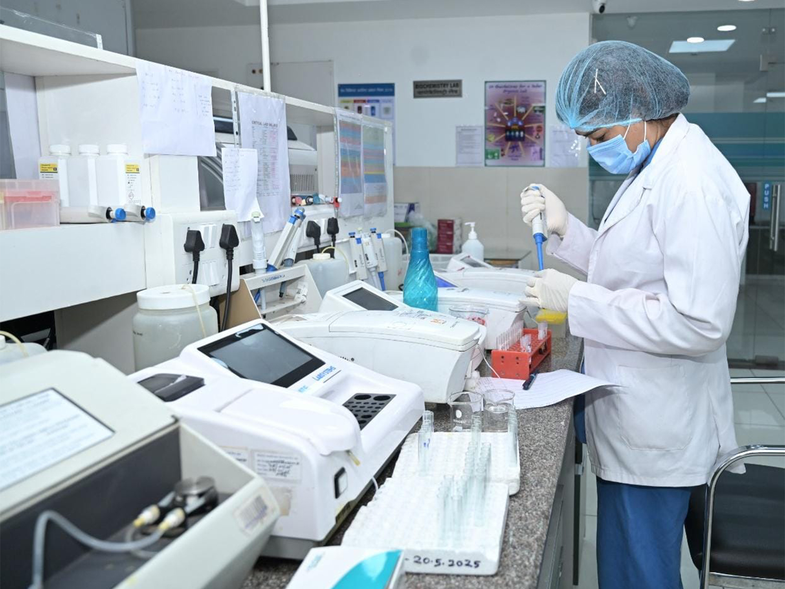 Integrated Public Health Labs (IPHLs) in Chhattisgarh (Photo/ANI)