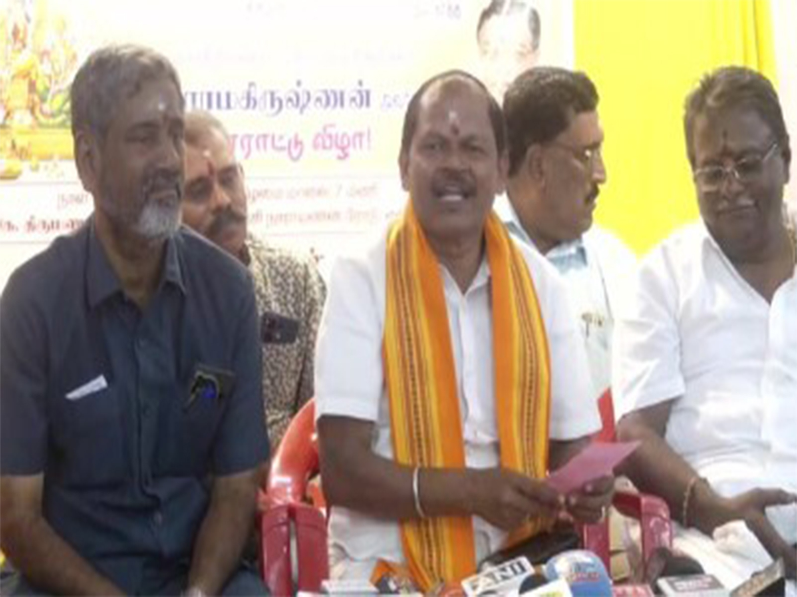 Hindu Makkal Katchi founding president Arjun Sampath (Photo/ANI)
