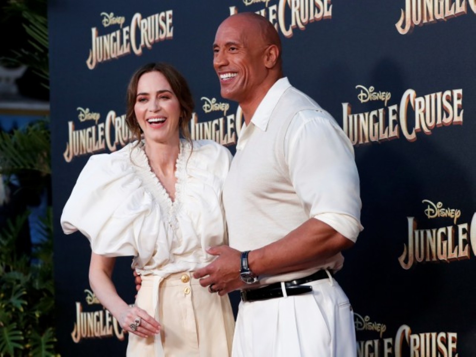 Dwayne Johnson and Emily Blunt (Image source: Reuters)