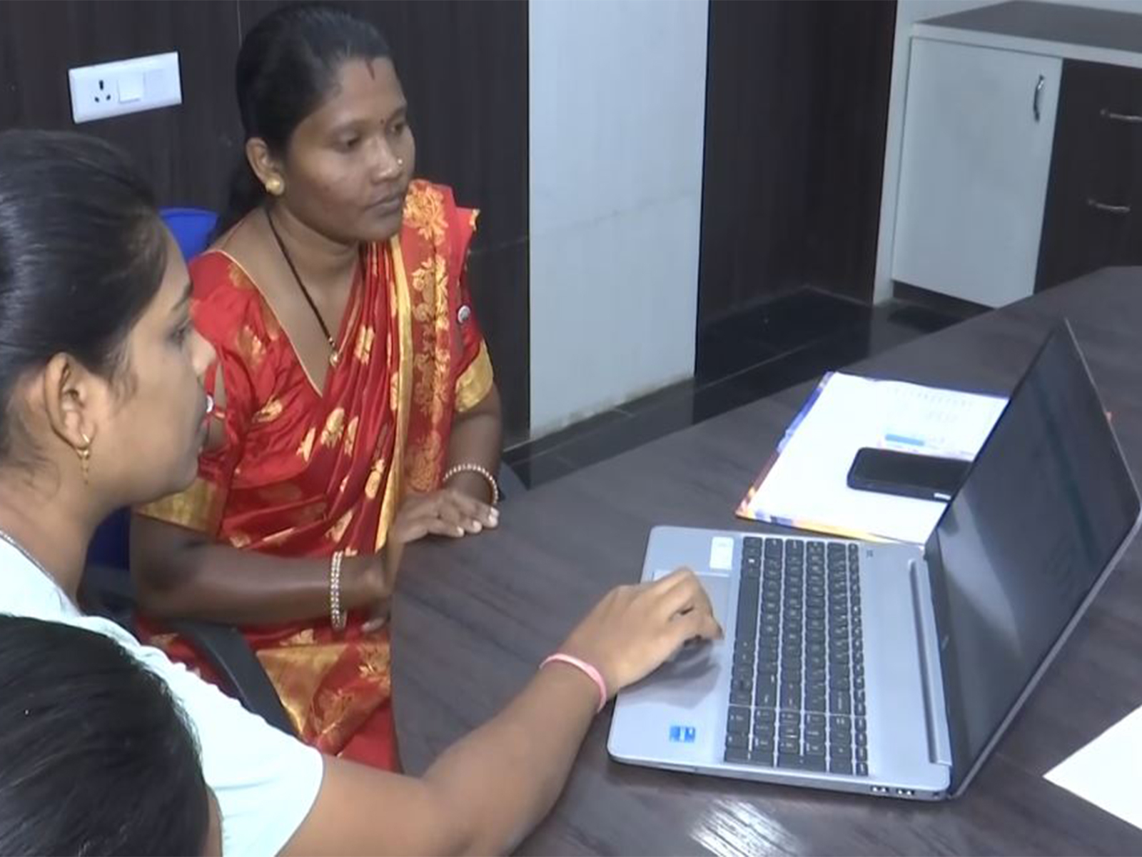 Women learning entrepreneurship skills at Dantewada's 'Youth Hub' campaign (Photo/ANI) Women learning entrepreneurship skills at Dantewada's 'Youth Hub' campaign (Photo/ANI)