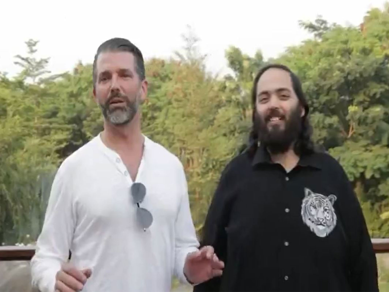  Donald Trump Jr with Anant Ambani’ (Photo/ANI)