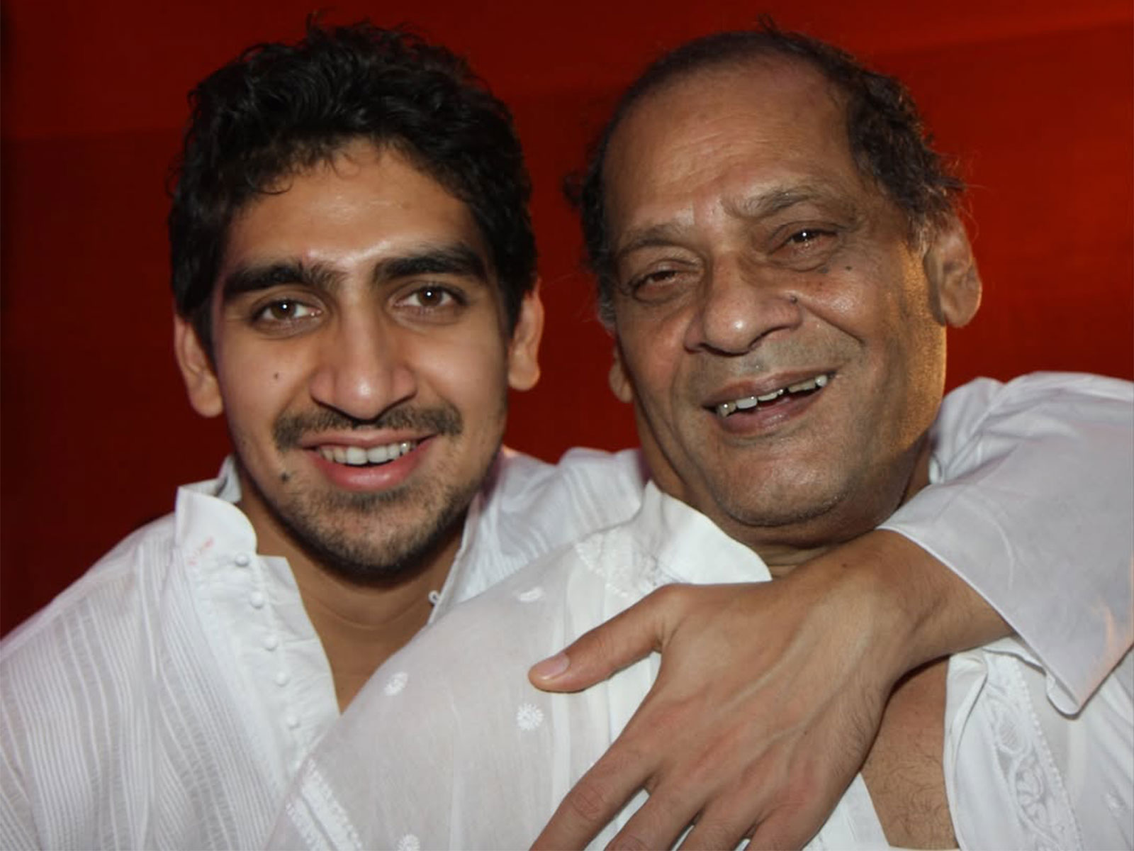 Ayan Mukerji with his late dad Deb Mukherjee (Image source: Ayan's Instagram @ayan_mukerji)