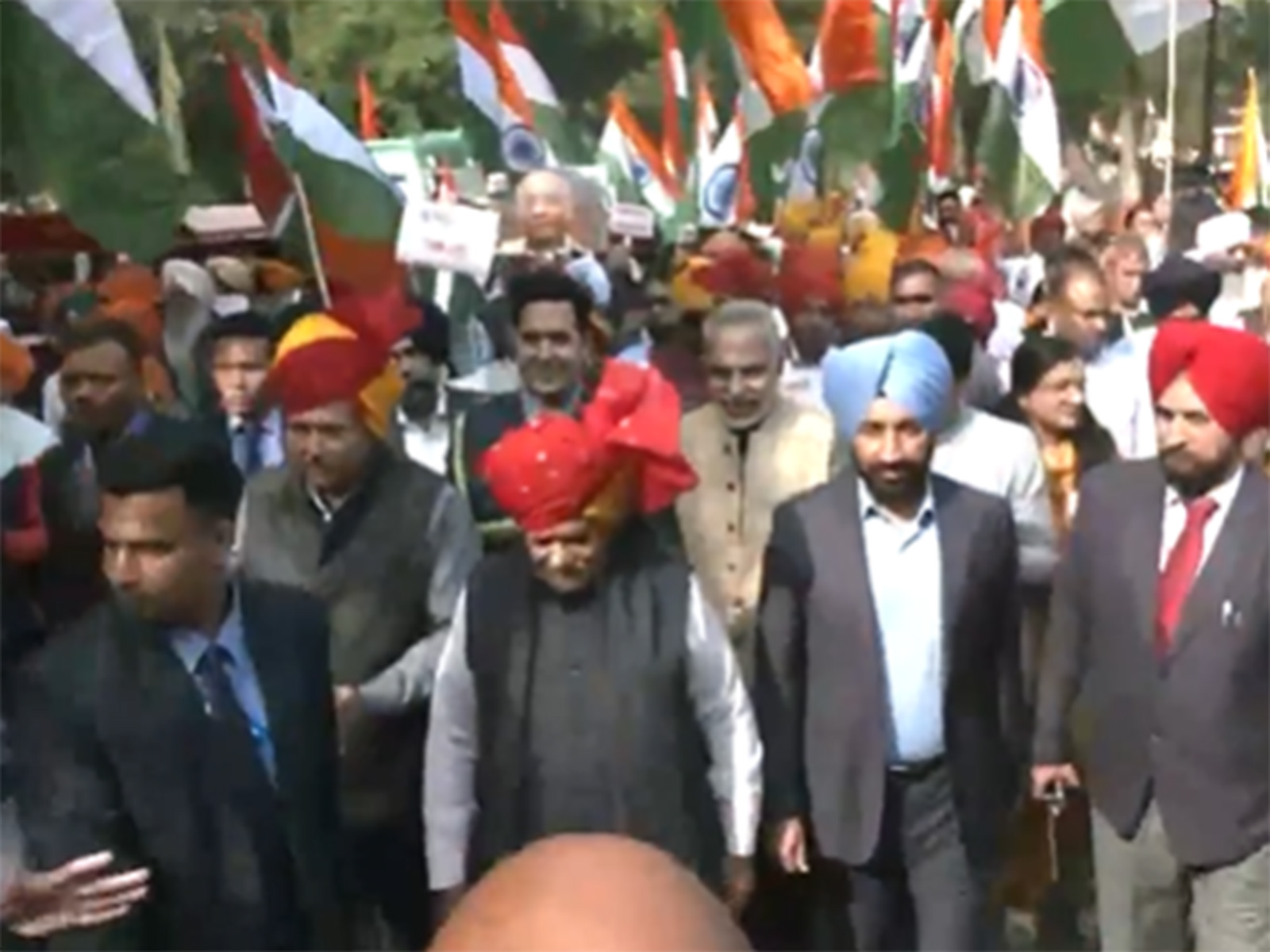 Punjab Governor Gulab Chand Kataria participates in 'Unity March' (Photo/ANI) Punjab Governor Gulab Chand Kataria participates in 'Unity March' (Photo/ANI)