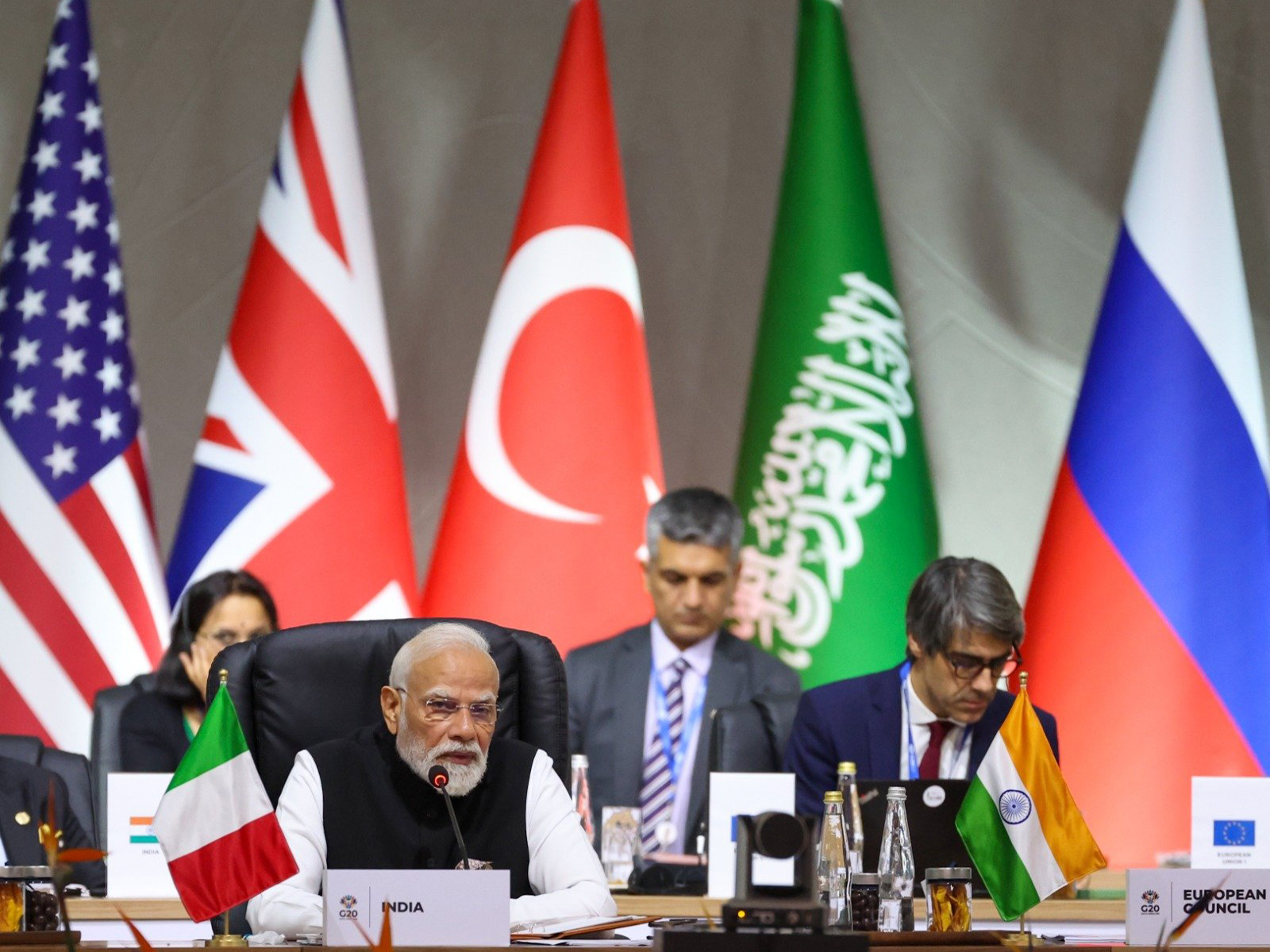 Prime Minister Narendra Modi during address at G20 Summit (Photo: @MEAIndia/X) Prime Minister Narendra Modi during address at G20 Summit (Photo: @MEAIndia/X)