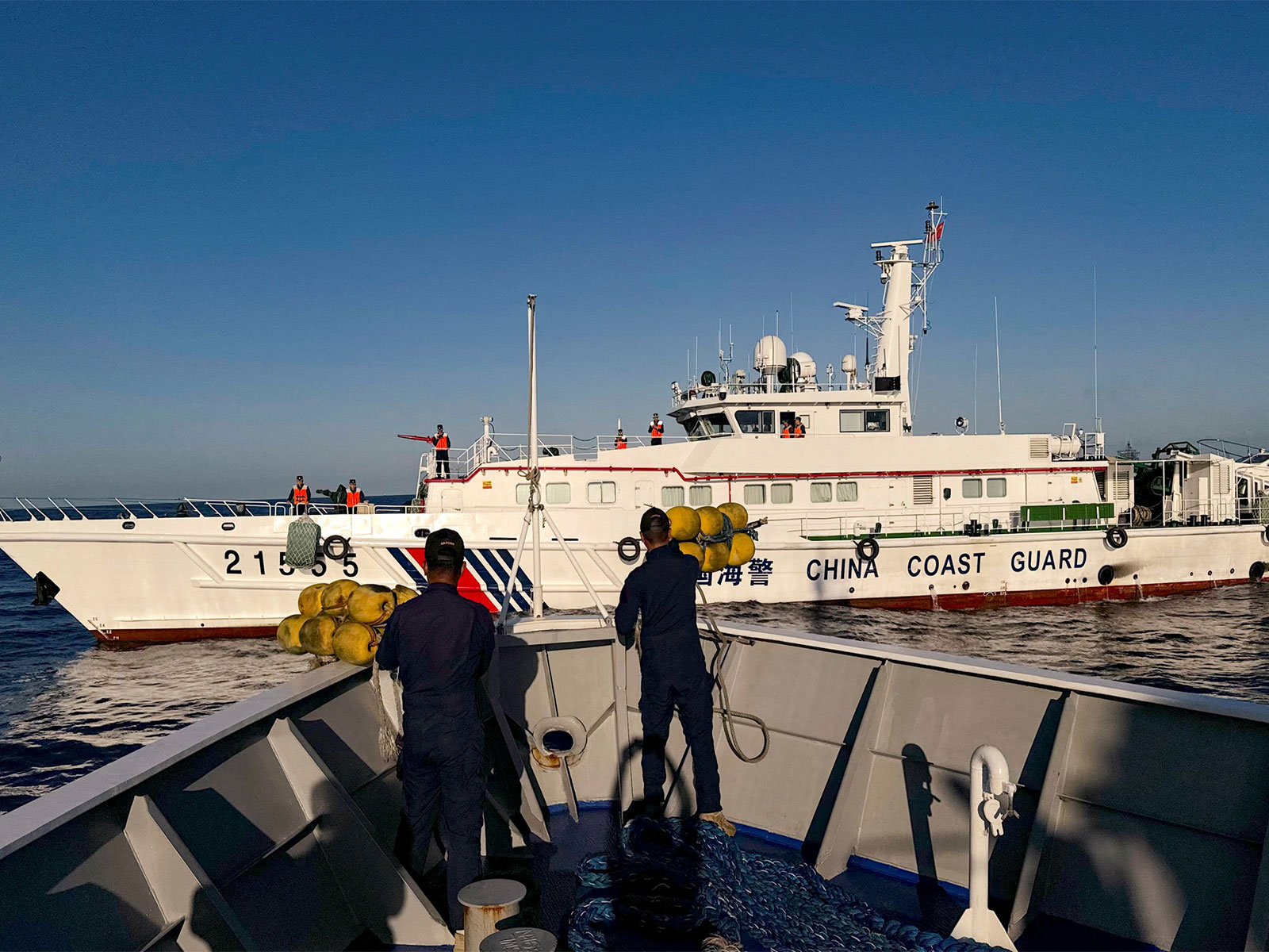 Philippine Coast Guard personnel in this March 5, 2024 photo (Photo/Reuters) Philippine Coast Guard personnel in this March 5, 2024 photo (Photo/Reuters)