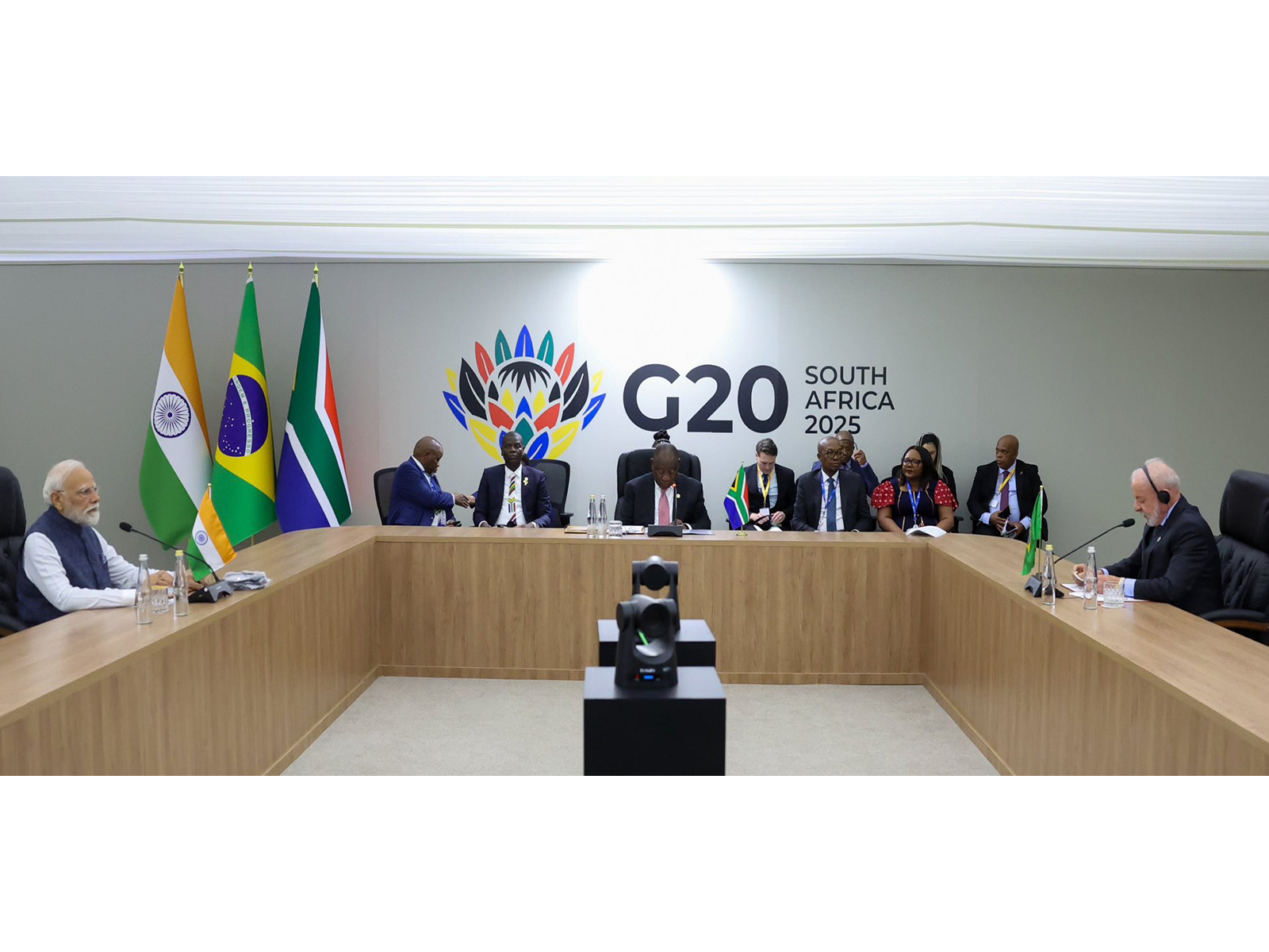 Prime Minister Narendra Modi at IBSA Leaders' Meeting (Photo: X@narendramodi) Prime Minister Narendra Modi at IBSA Leaders' Meeting (Photo: X@narendramodi)