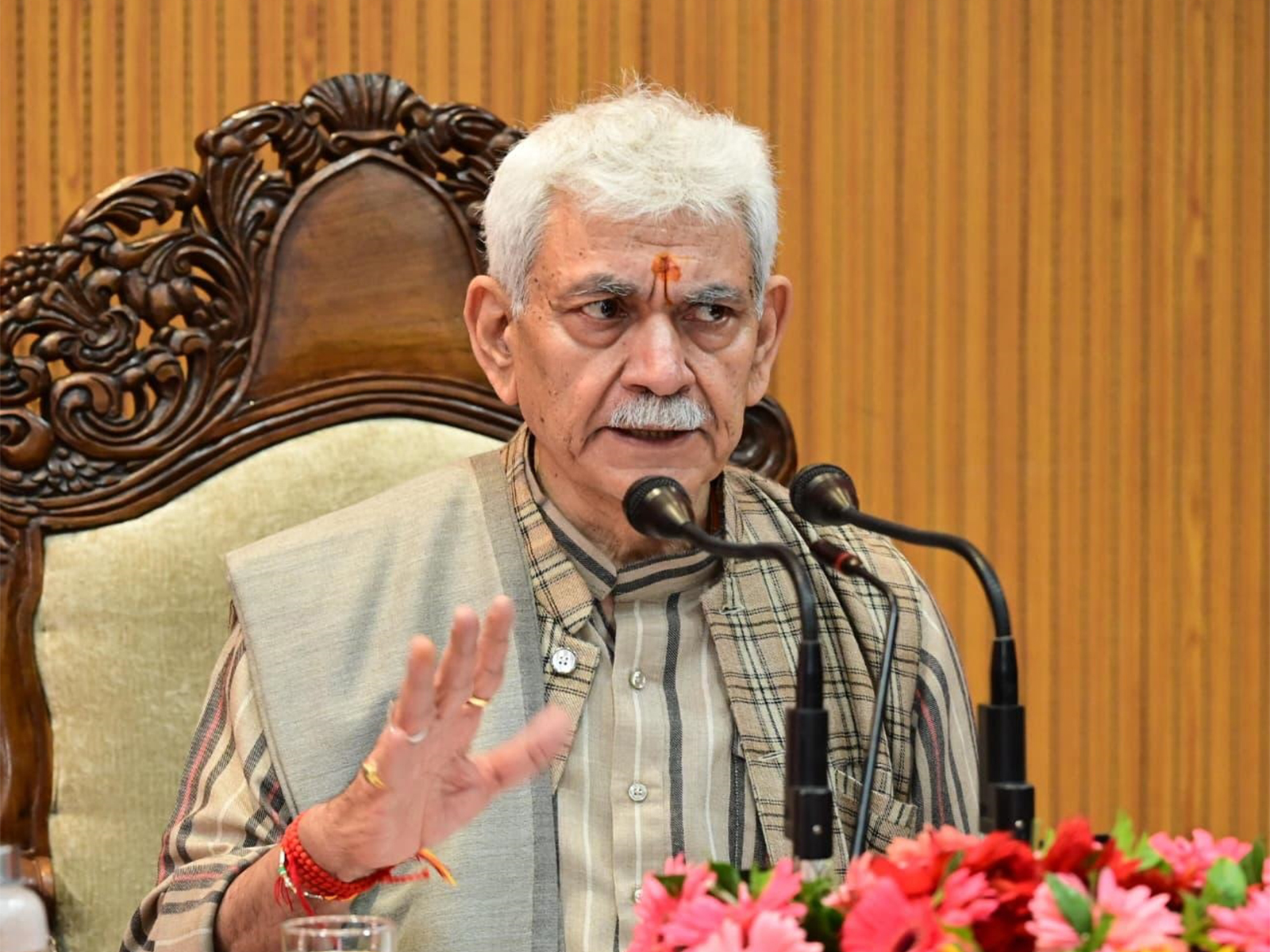 Lieutenant Governor of Jammu and Kashmir Manoj Sinha (Photo/X@OfficeOfLGJandK)