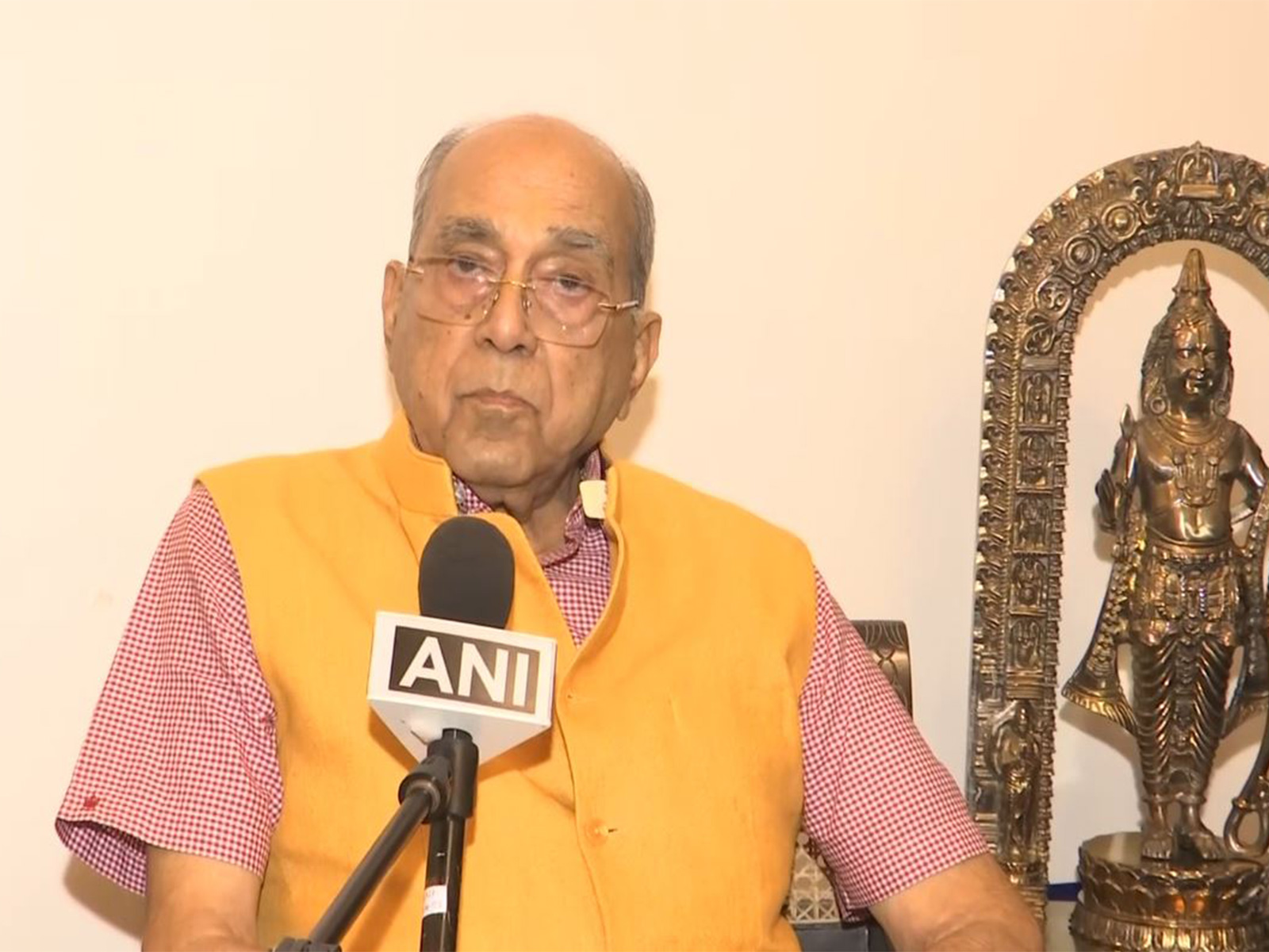 Shri Ram Janmabhoomi Temple Construction Committee Chairman Nripendra Mishra. (Photo/ANI) Shri Ram Janmabhoomi Temple Construction Committee Chairman Nripendra Mishra. (Photo/ANI)