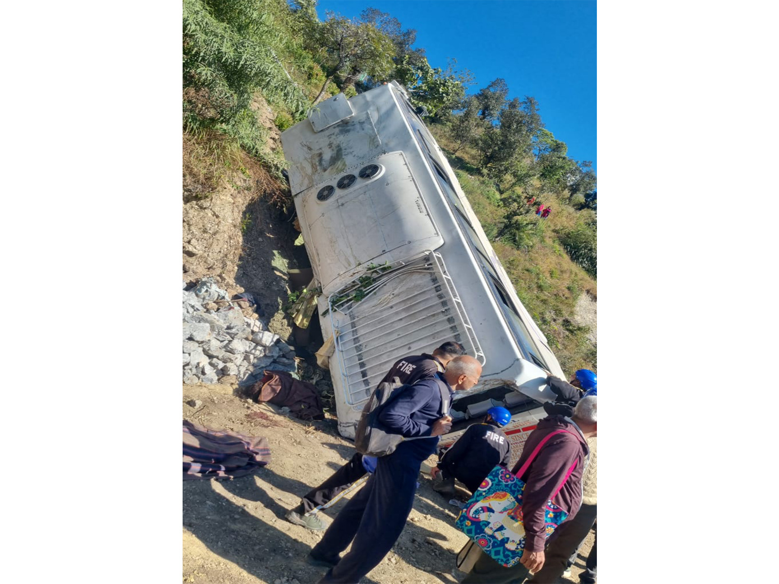 Visuals from the spot (Photo/ANI) Visuals from the spot (Photo/ANI)