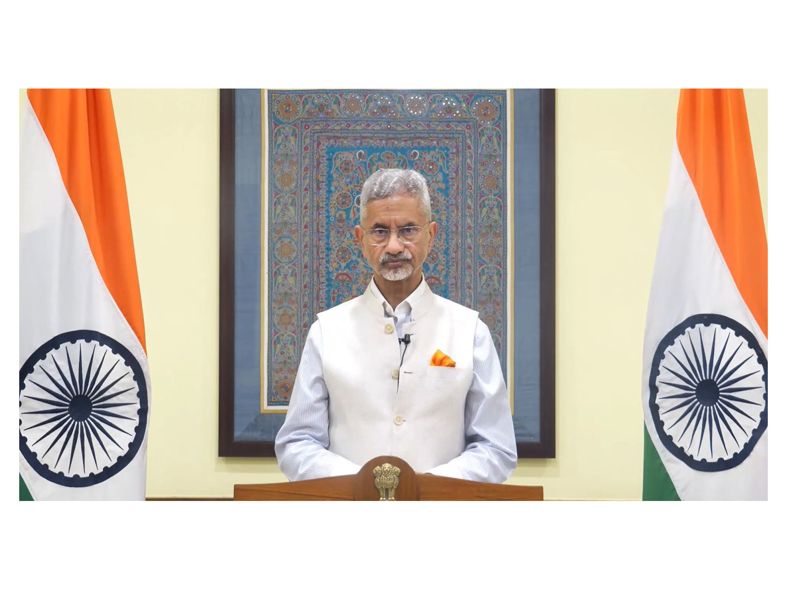 EAM S. Jaishankar addressing10th International Gita Mahotsav 2025 in Kurukshetra (Photo: X/@DrSJaishankar)