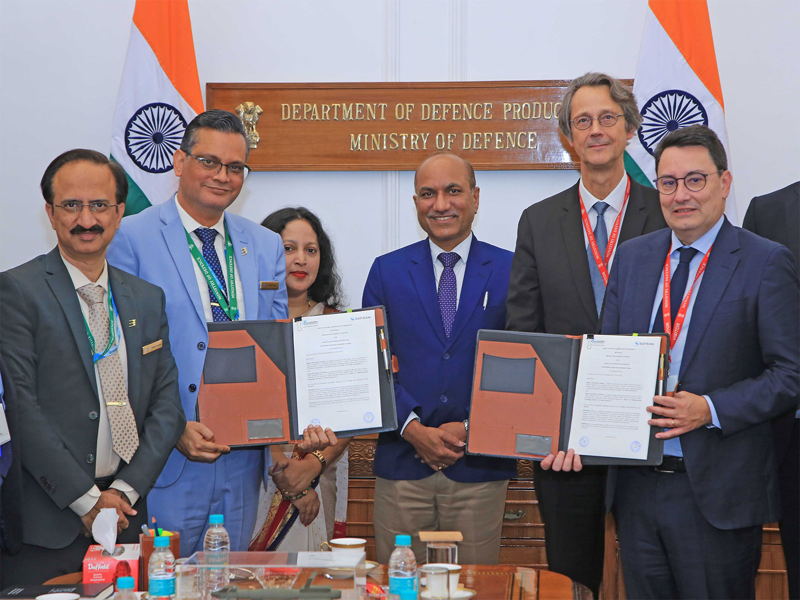 BEL and Safran Electronics and Defence inked joint venture agreement for production of HAMMER precision weapon in India (Photo/PIB)