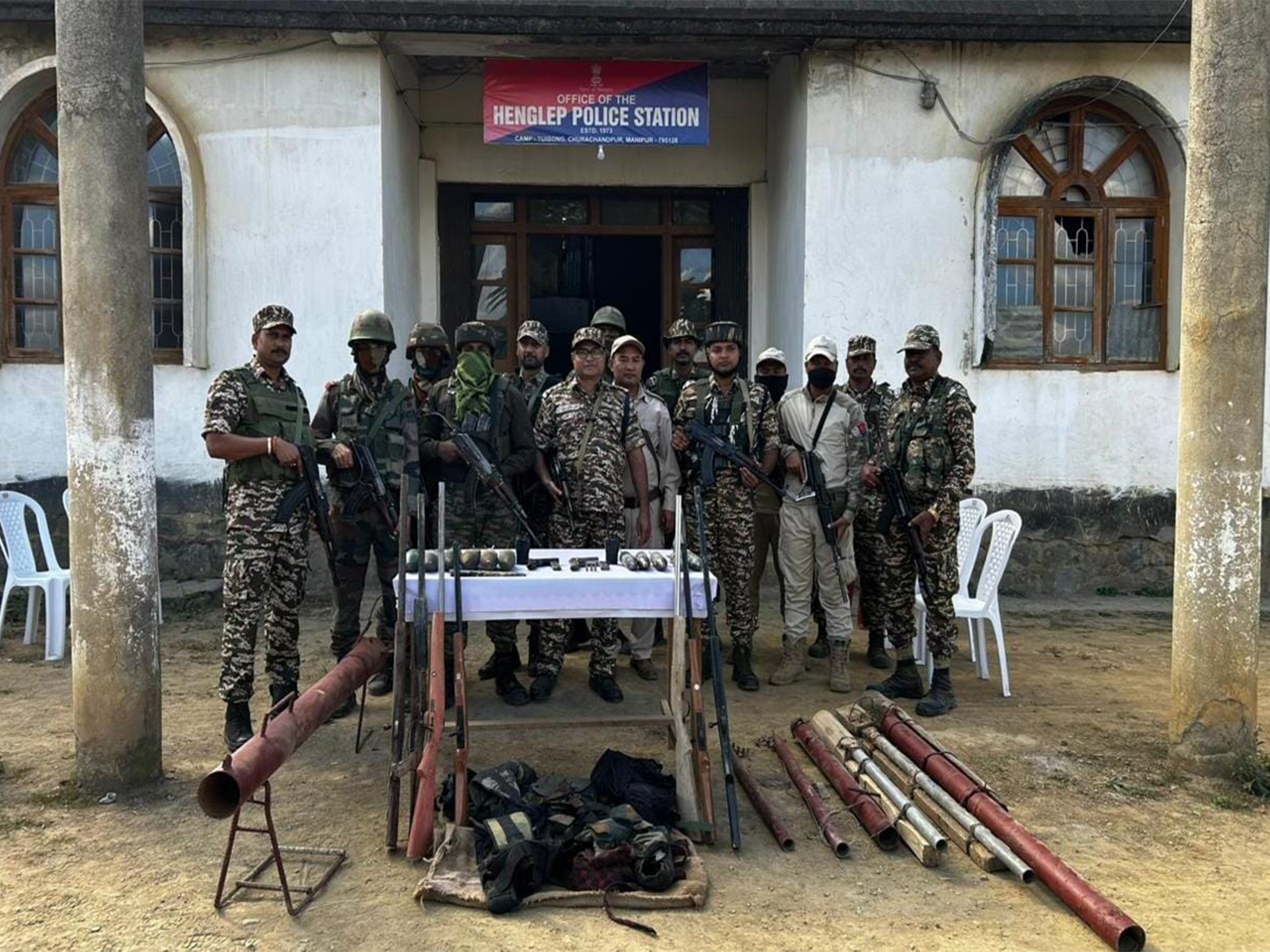 Manipur Police conduct search operations across vulnerable areas (Photo/ManipurPolice) Manipur Police conduct search operations across vulnerable areas (Photo/ManipurPolice)