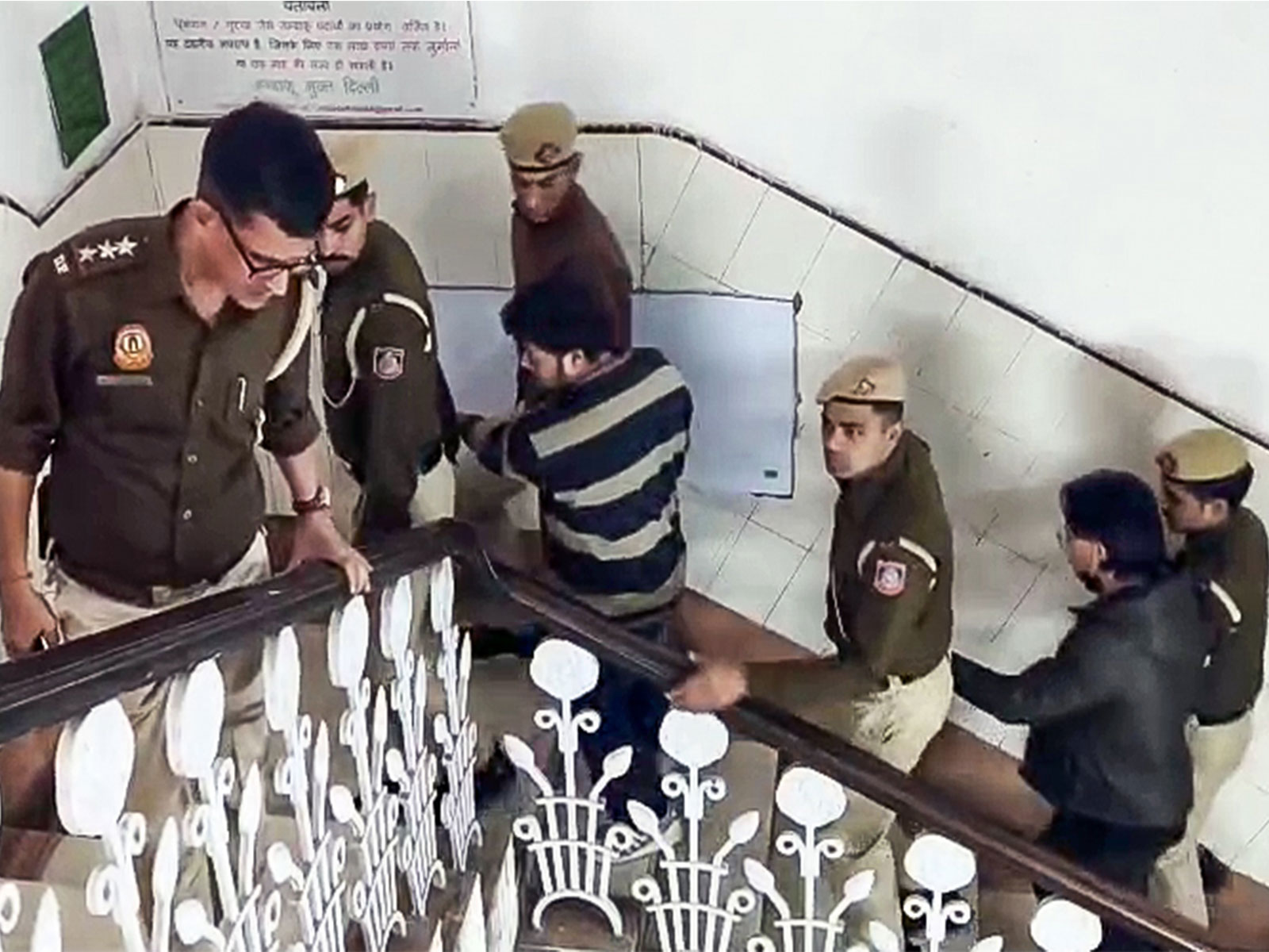 Delhi police produce accused at Patiala House Court (Photo/ANI) Delhi police produce accused at Patiala House Court (Photo/ANI)