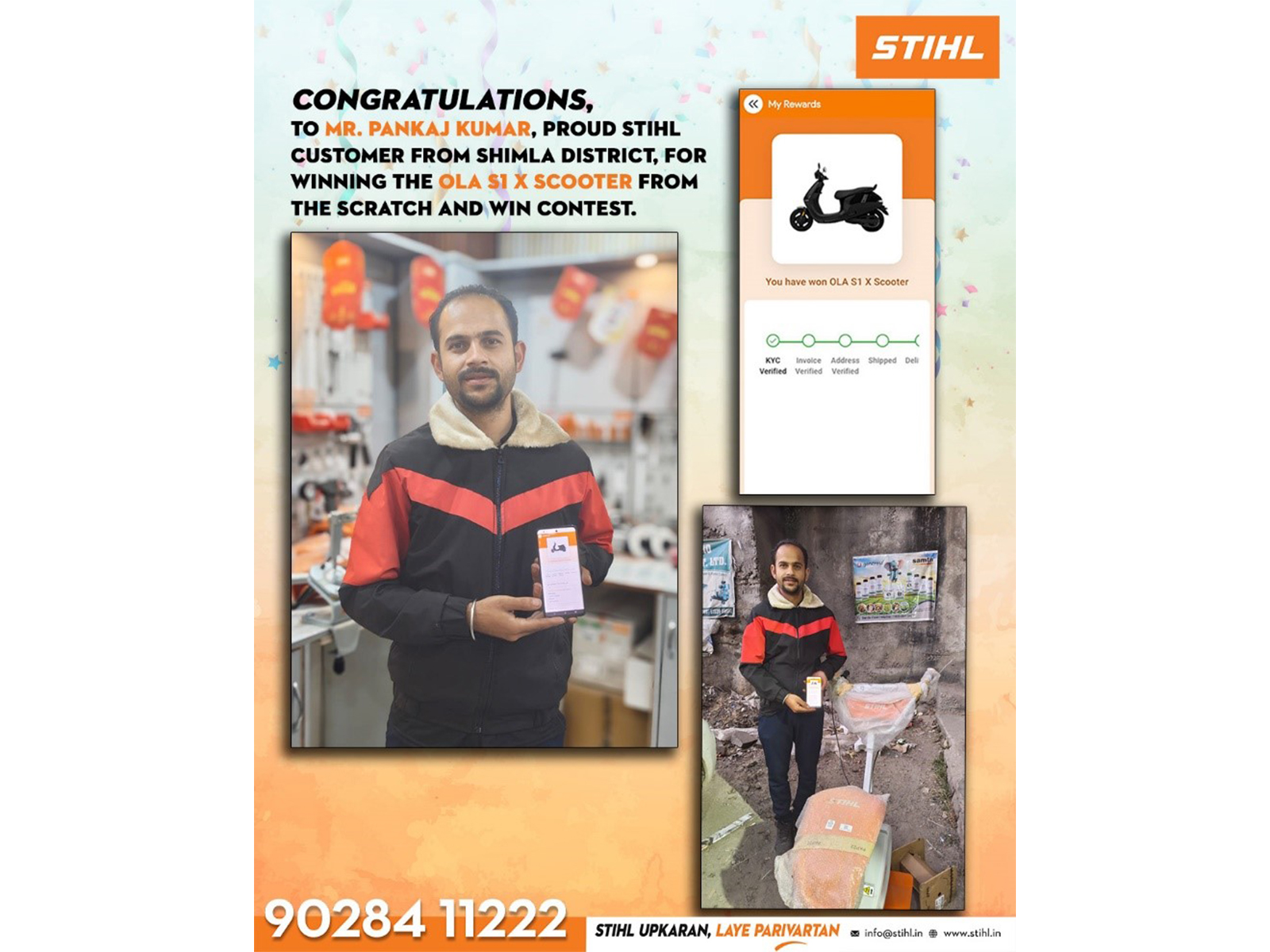 STIHL India Festive Scratch & Win Contest: Instant Rewards on Every Purchase - Running Nationwide Till 30th November 2025 STIHL India Festive Scratch & Win Contest: Instant Rewards on Every Purchase - Running Nationwide Till 30th November 2025