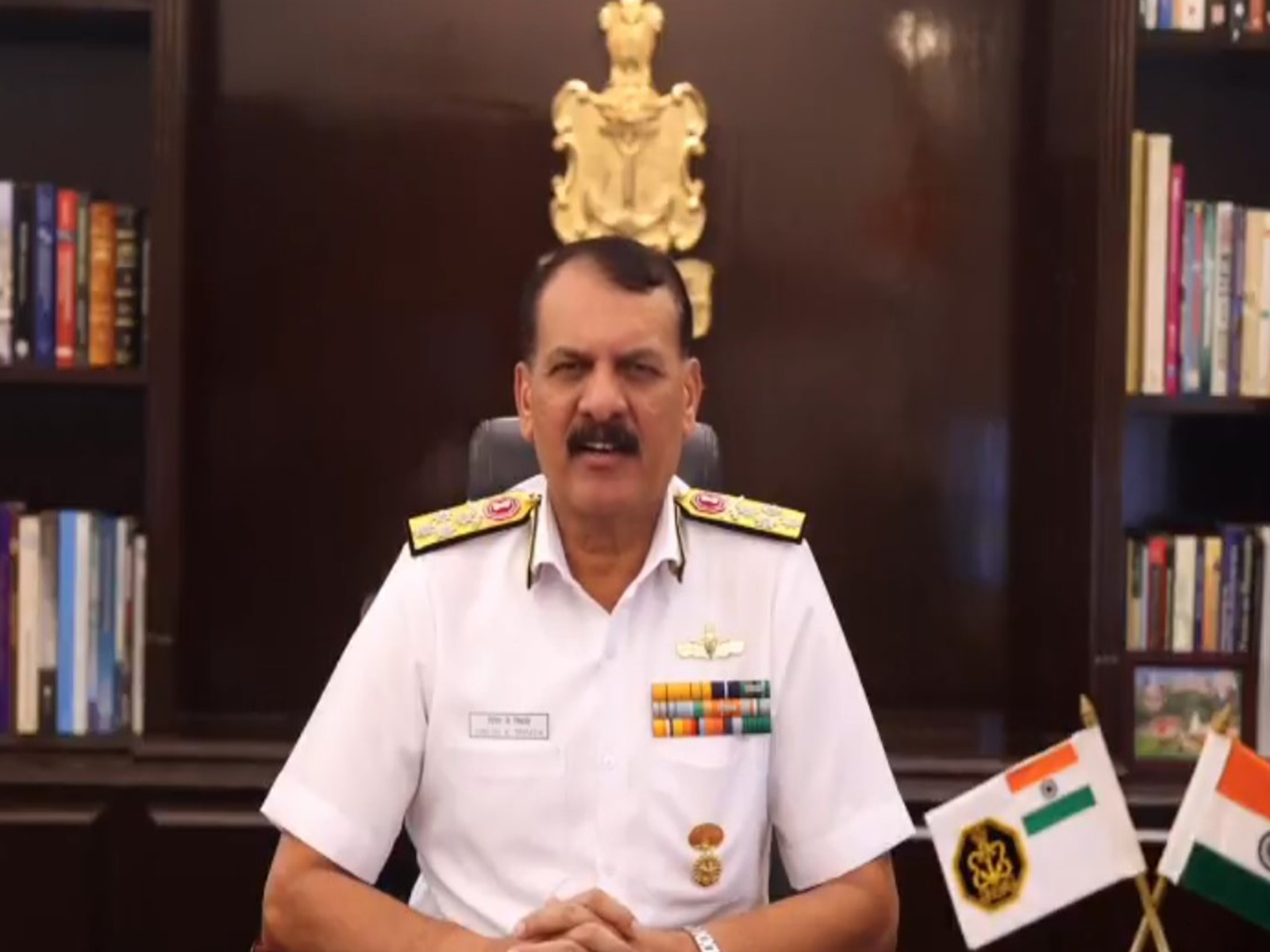 Navy Chief Admiral Dinesh K Tripathi (Photo/ANI)