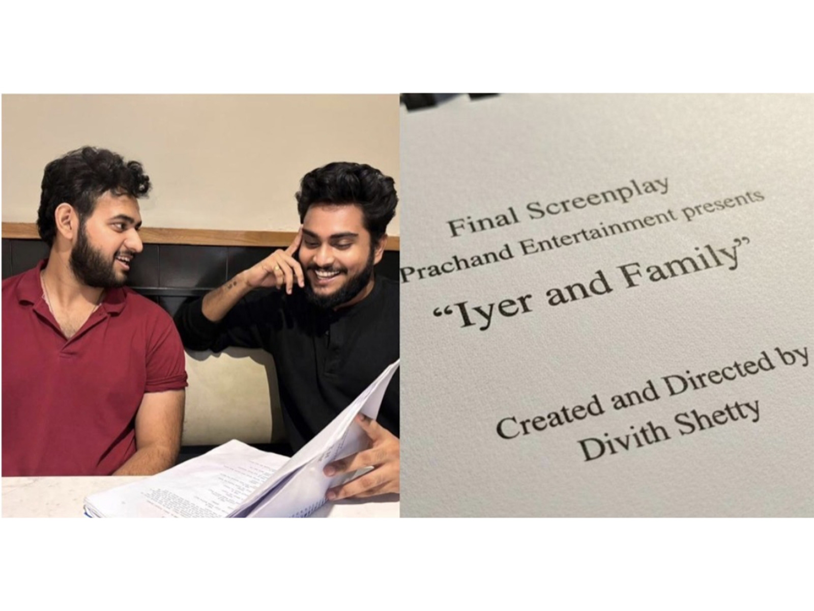 From Left - Alii Khan and Divith Shetty From Left - Alii Khan and Divith Shetty