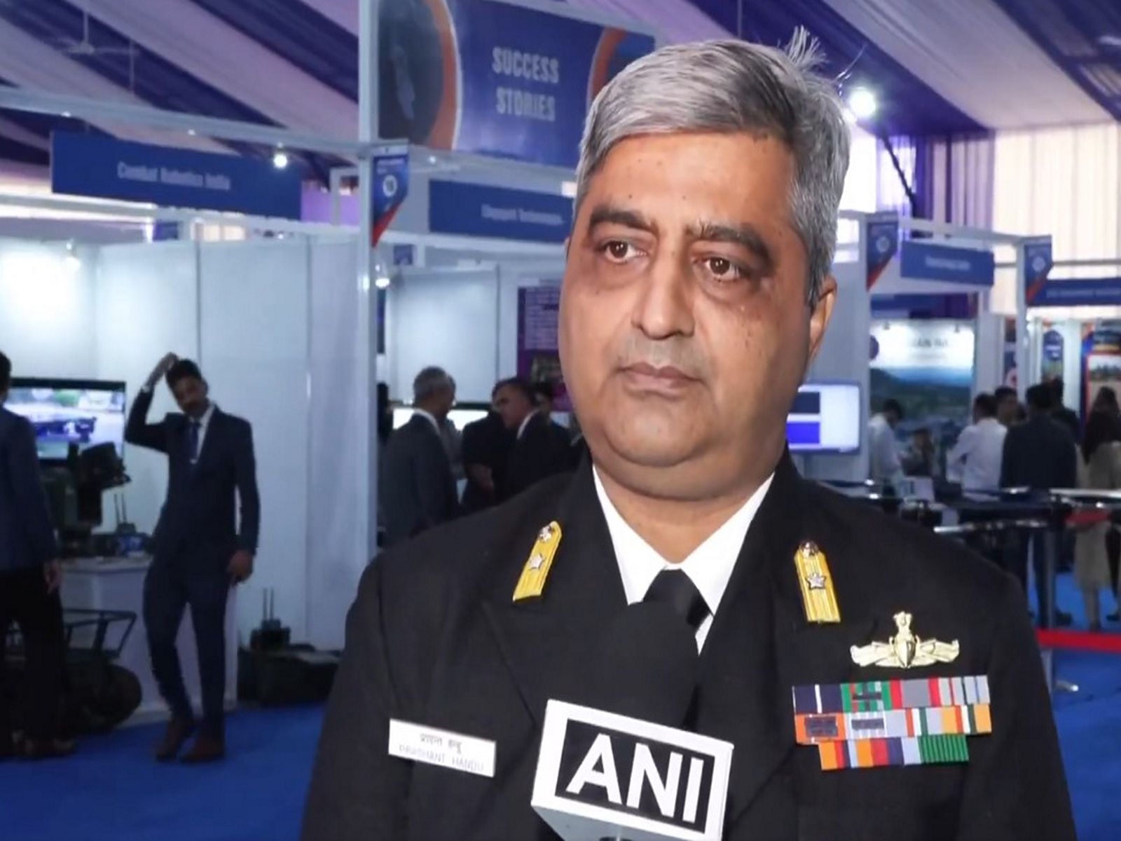 Assistant Chief of Naval Staff (SR), Commodore Prashant Handu (Photo: ANI)