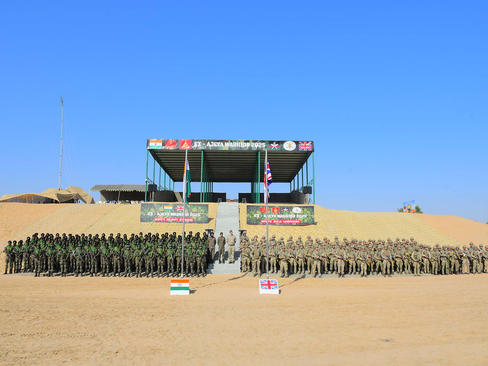 Indo-UK Joint Military Exercise Ajeya Warrior-25 (Photo/Ministry of Defence)