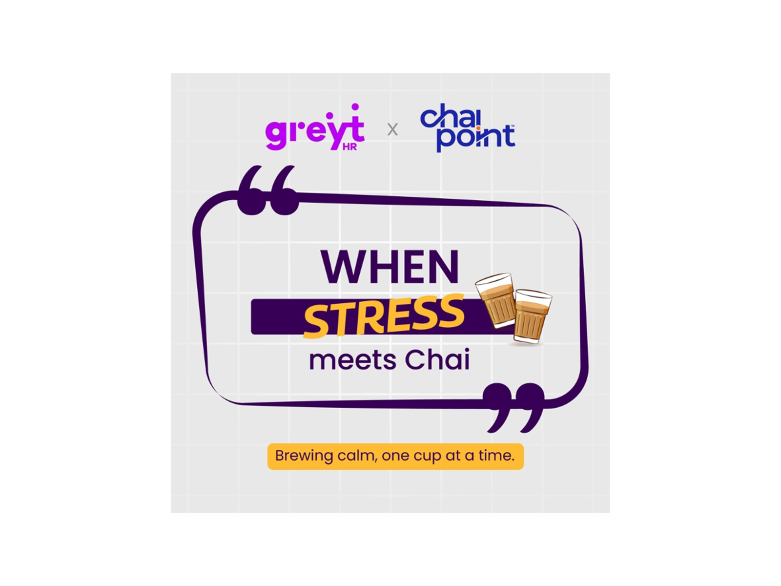 When Chai Meets HR Tech: greytHR × Chai Point Launch a Culture-First Campaign Stirring Conversations at Work