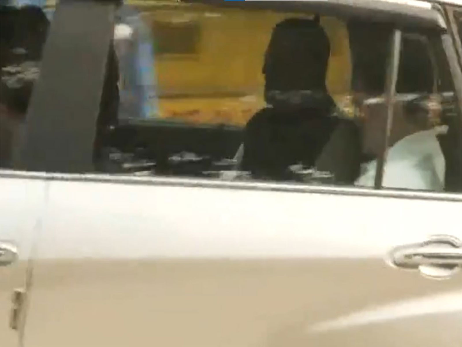 Congress MP Rahul Gandhi arrive at Indira Bhavan (Photo: ANI)