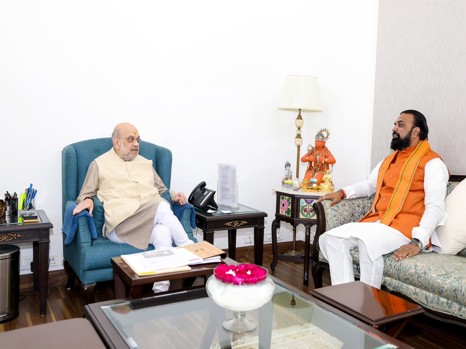 Bihar Deputy CM Samrat Choudhary meets Amit Shah(Photo/ANI /@HMOIndia)